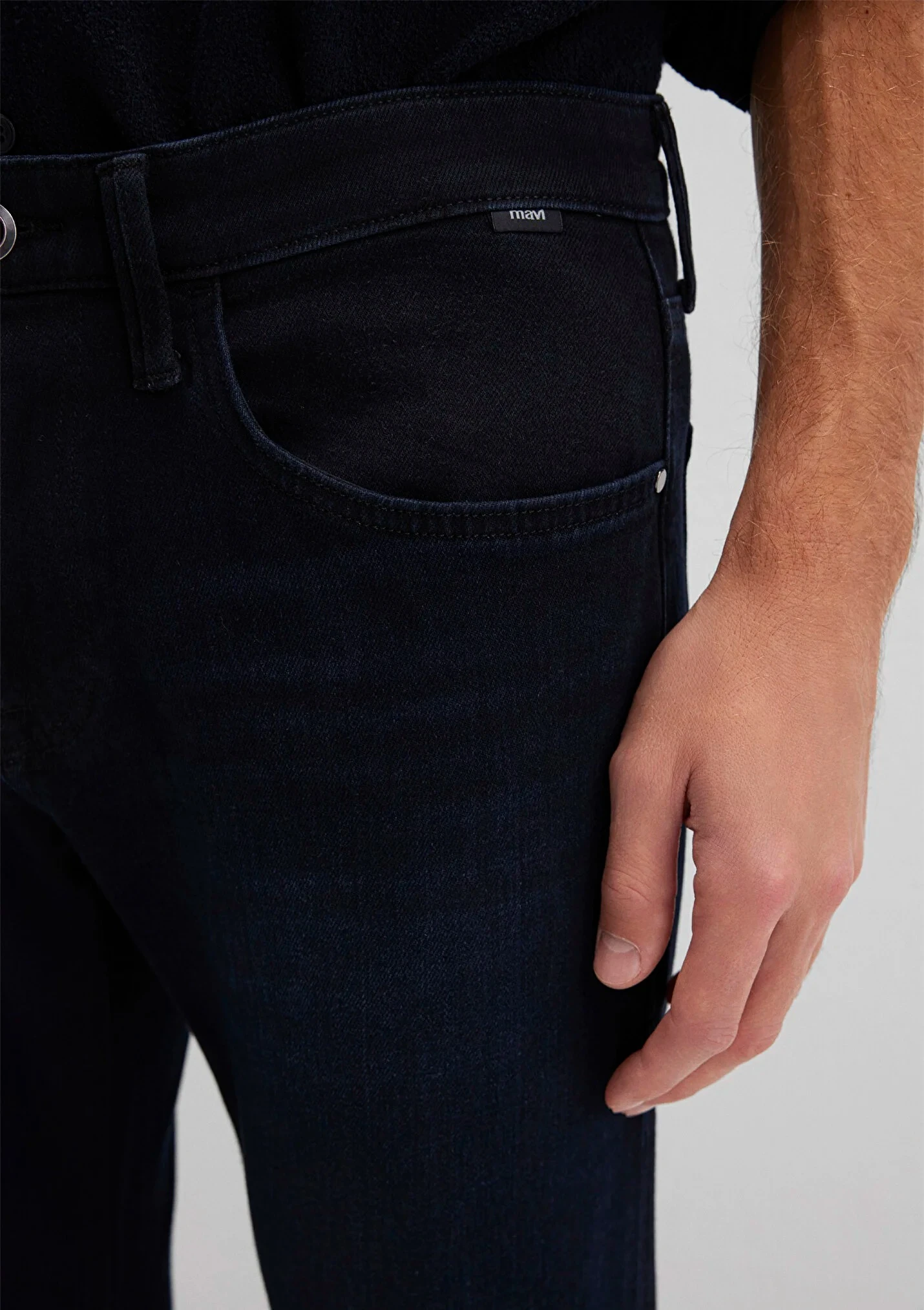 JAKE Deep Midnight Lux Black Erkek Jean Pantolon