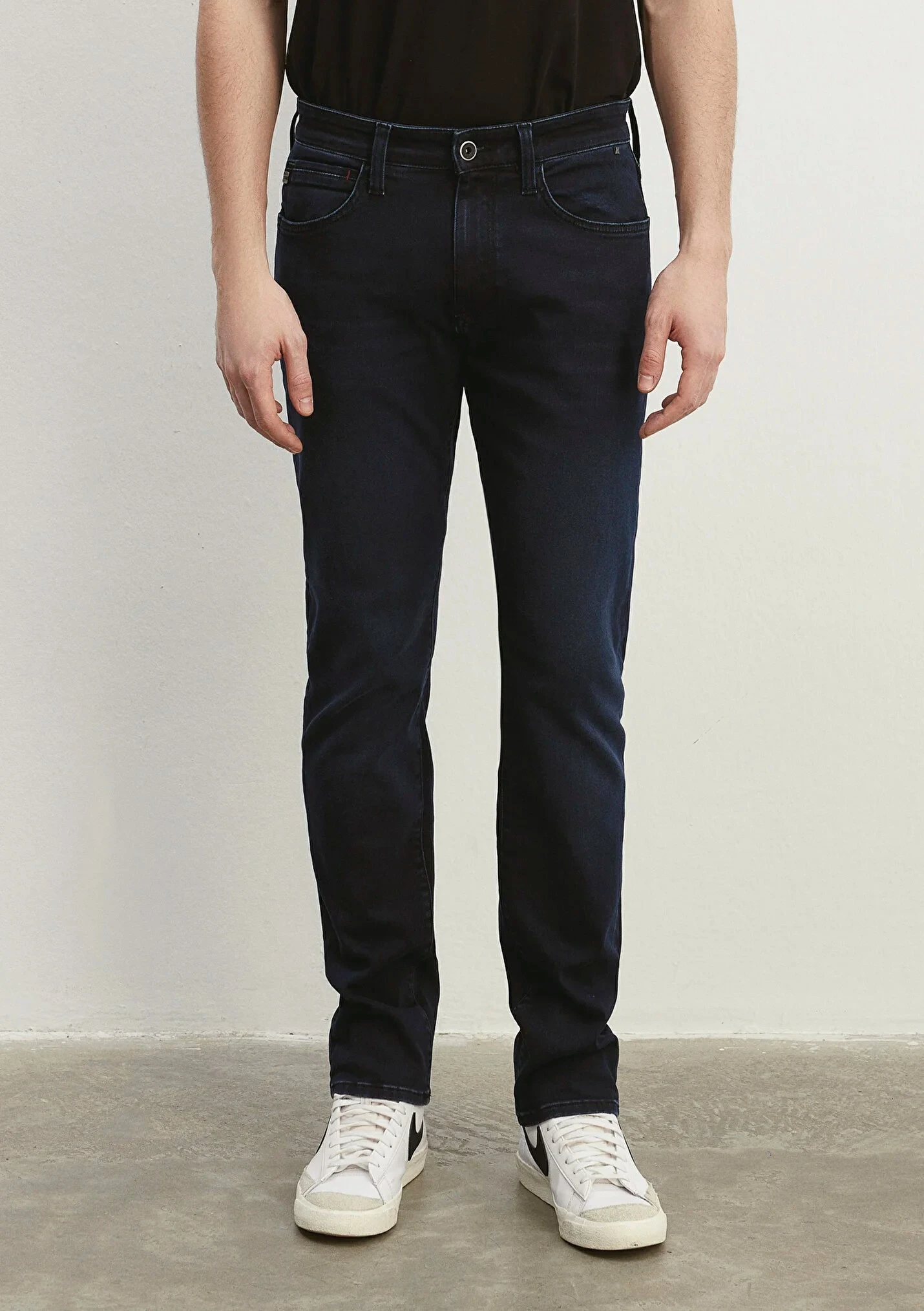 Marcus Pro Sport Mürekkep Mavi Erkek Jean Pantolon