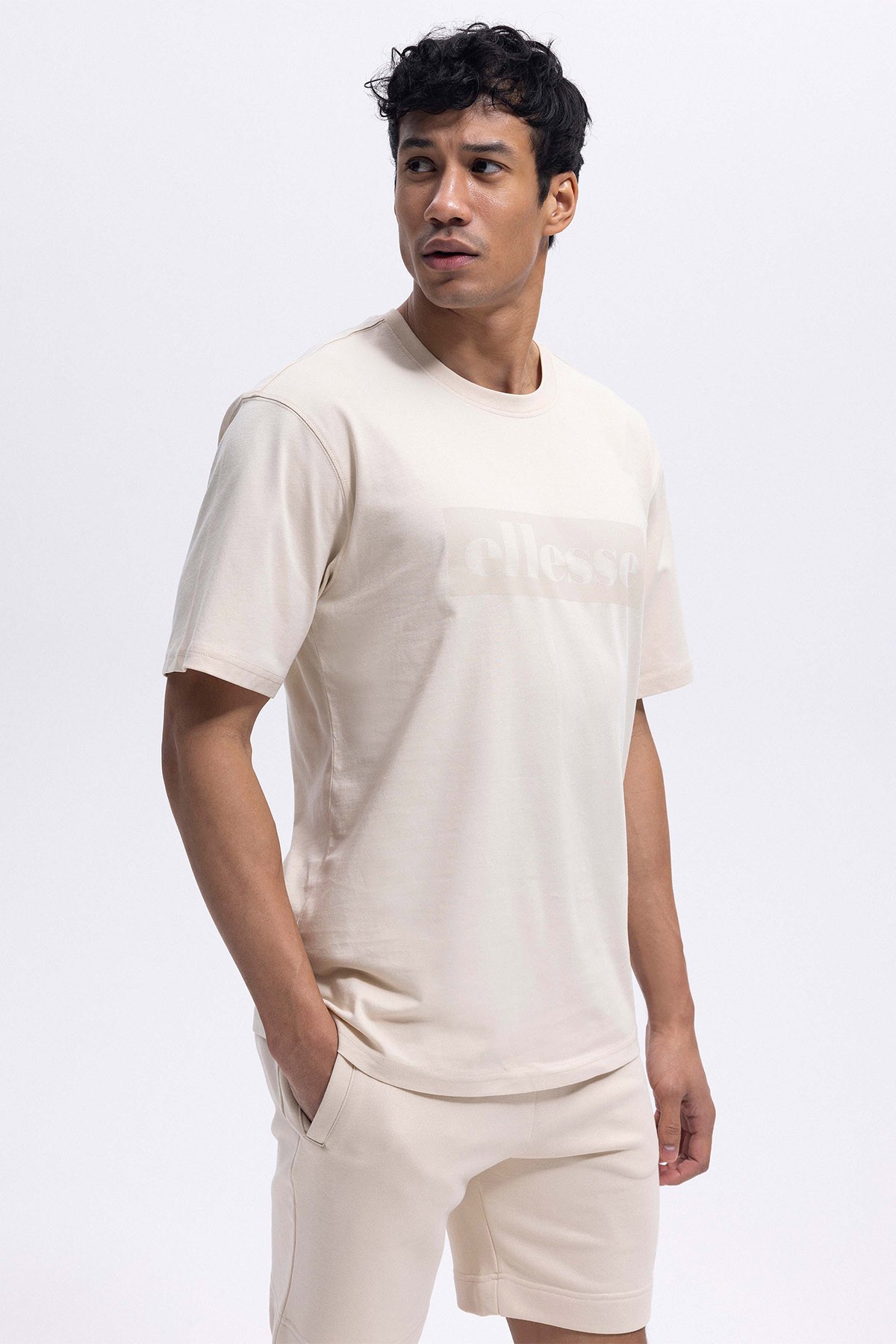 Ellesse Erkek Ekru Tişört EM390-ECR