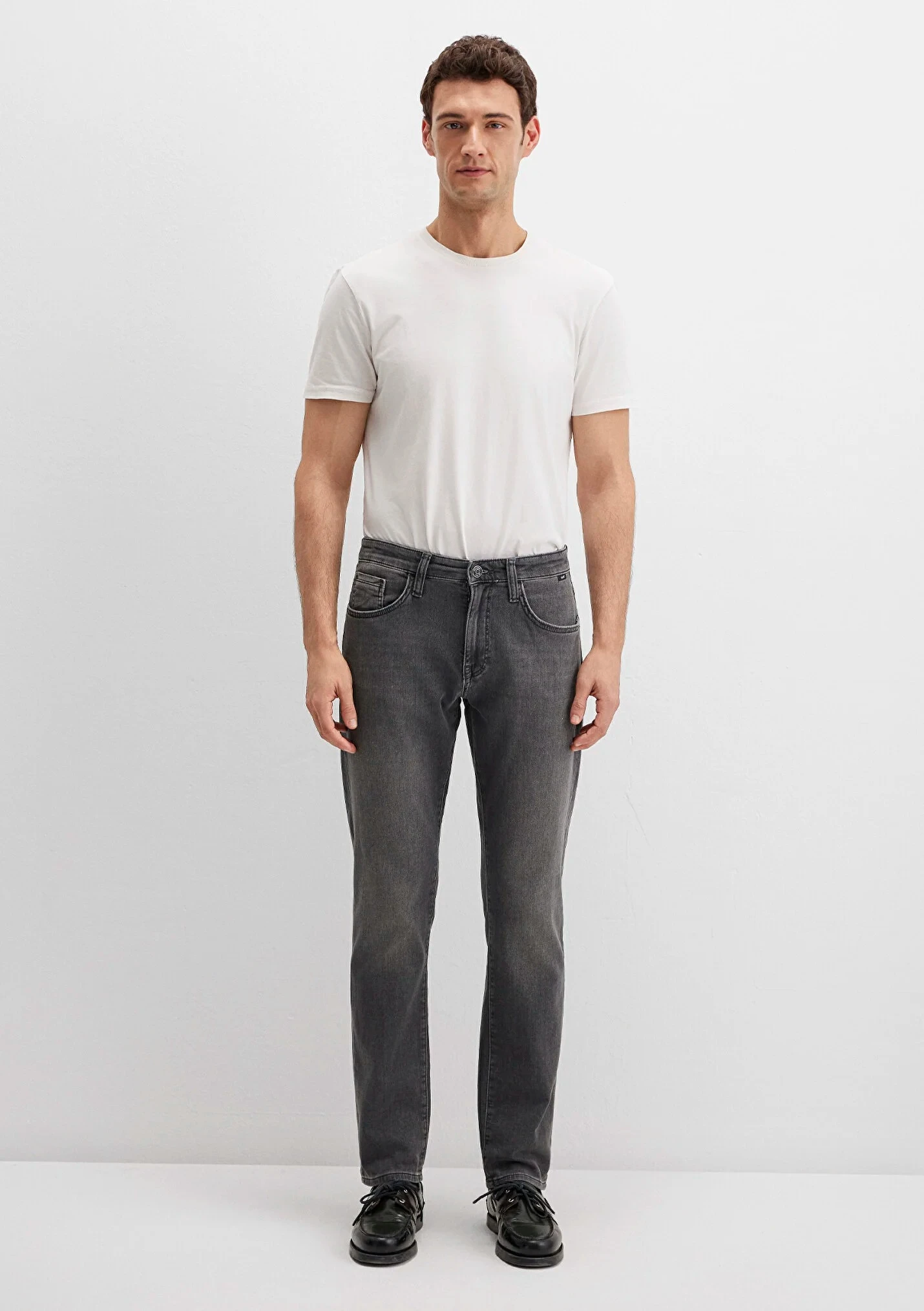 MARCUS Sporty Koyu Gri Smoke Erkek Jean Pantolon