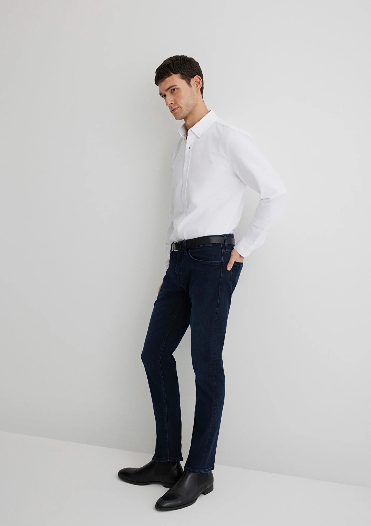 MARCUS Premium Blue Mürekkep Mavisi Erkek Jean Pantolon 0035187841