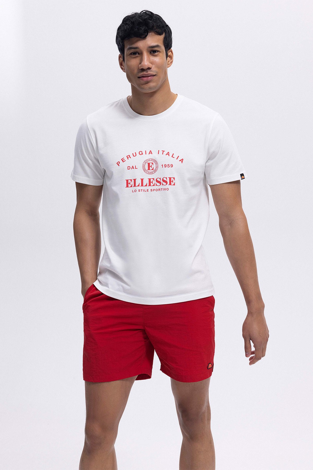 Ellesse Erkek Beyaz Tişört EM453
