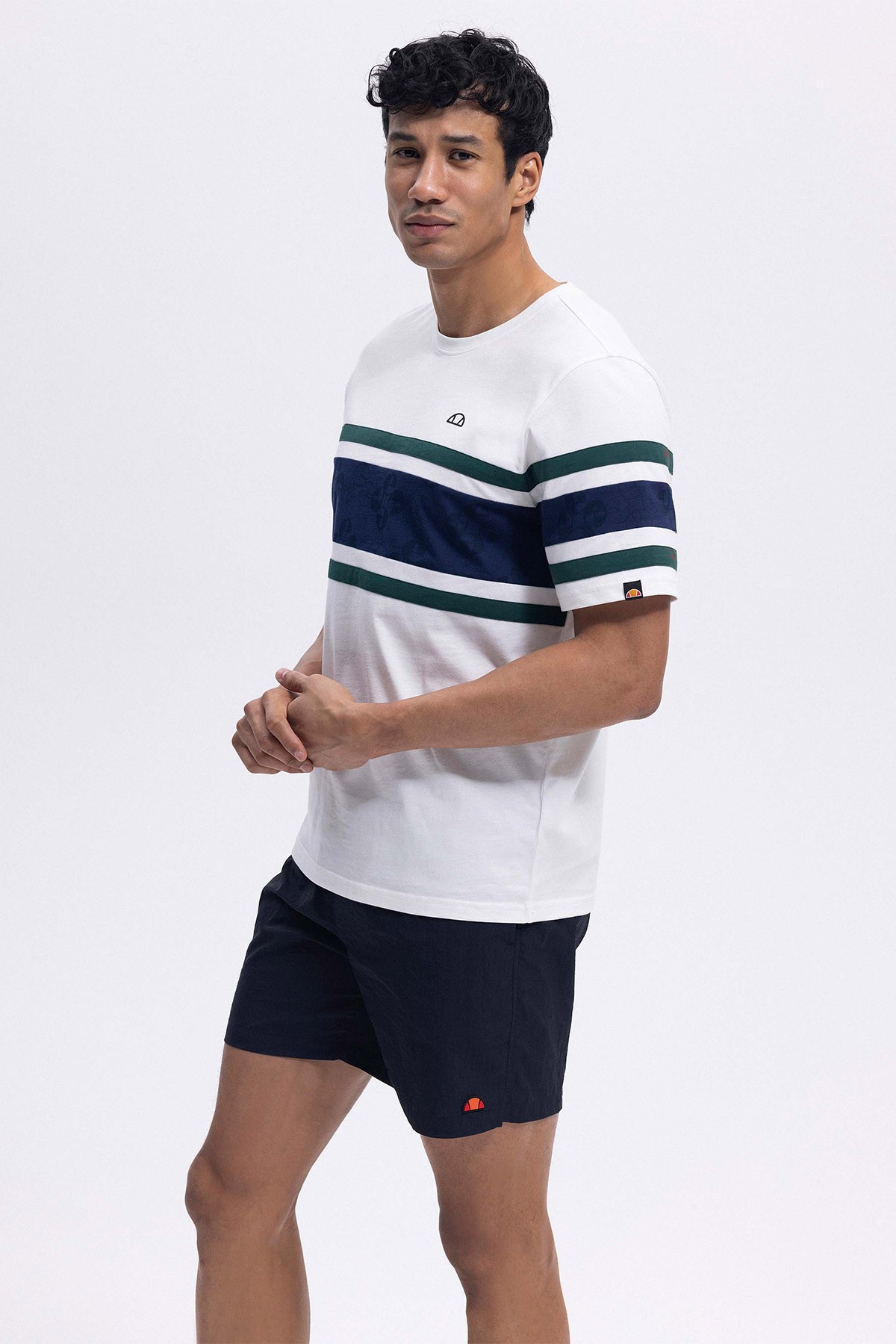 Ellesse Erkek Beyaz Tişört EM358-OF