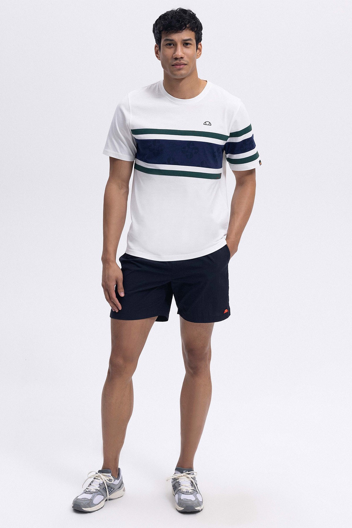 Ellesse Erkek Beyaz Tişört EM358-OF
