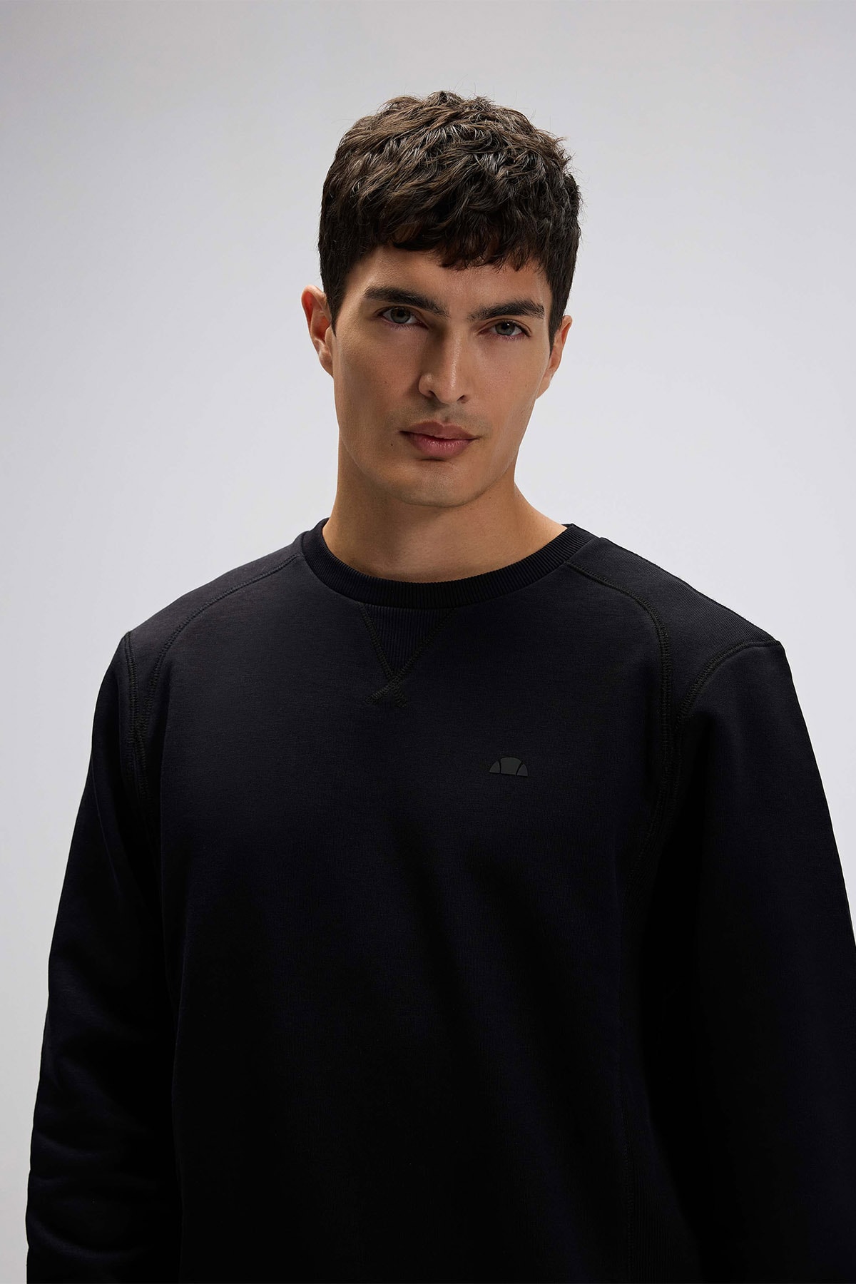 Erkek Siyah Sweatshirt EM282-1-BK
