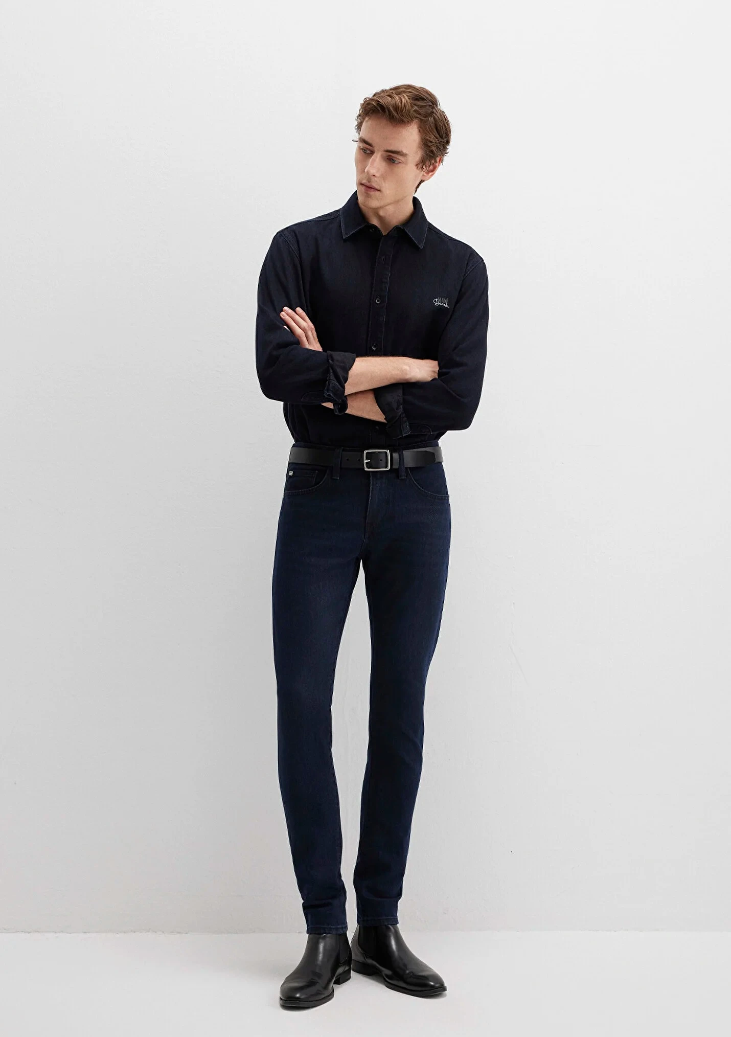 KVNÇ Dark Midnight Mavi Black Erkek Jean Pantolon