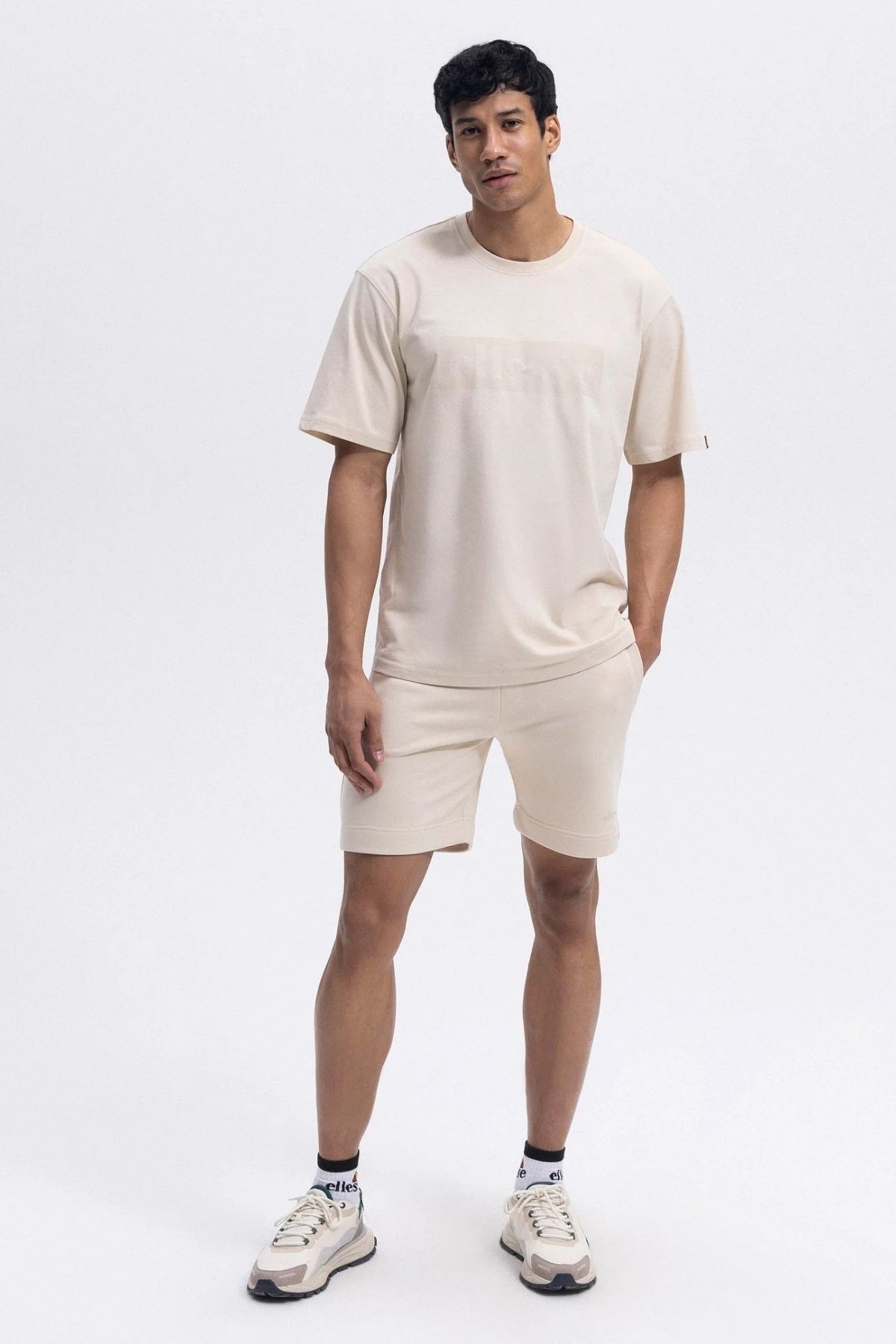 Ellesse Ekru Erkek Tişört EM589-ECR