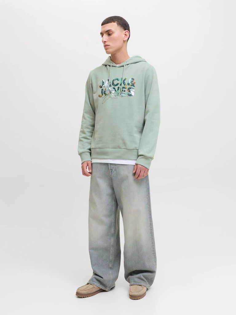 GEPLAS Erkek Yeşil Hoodie