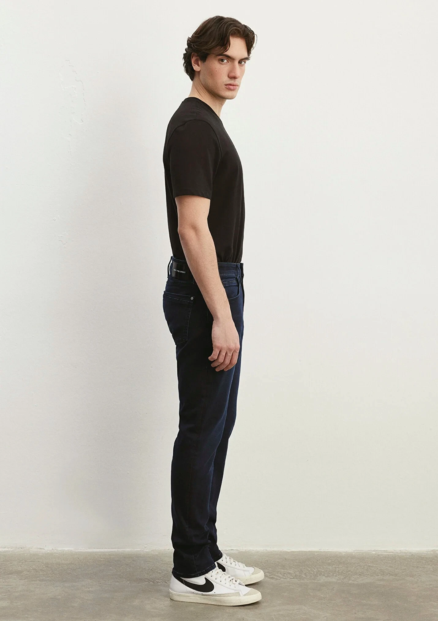 Marcus Pro Sport Mürekkep Mavi Erkek Jean Pantolon