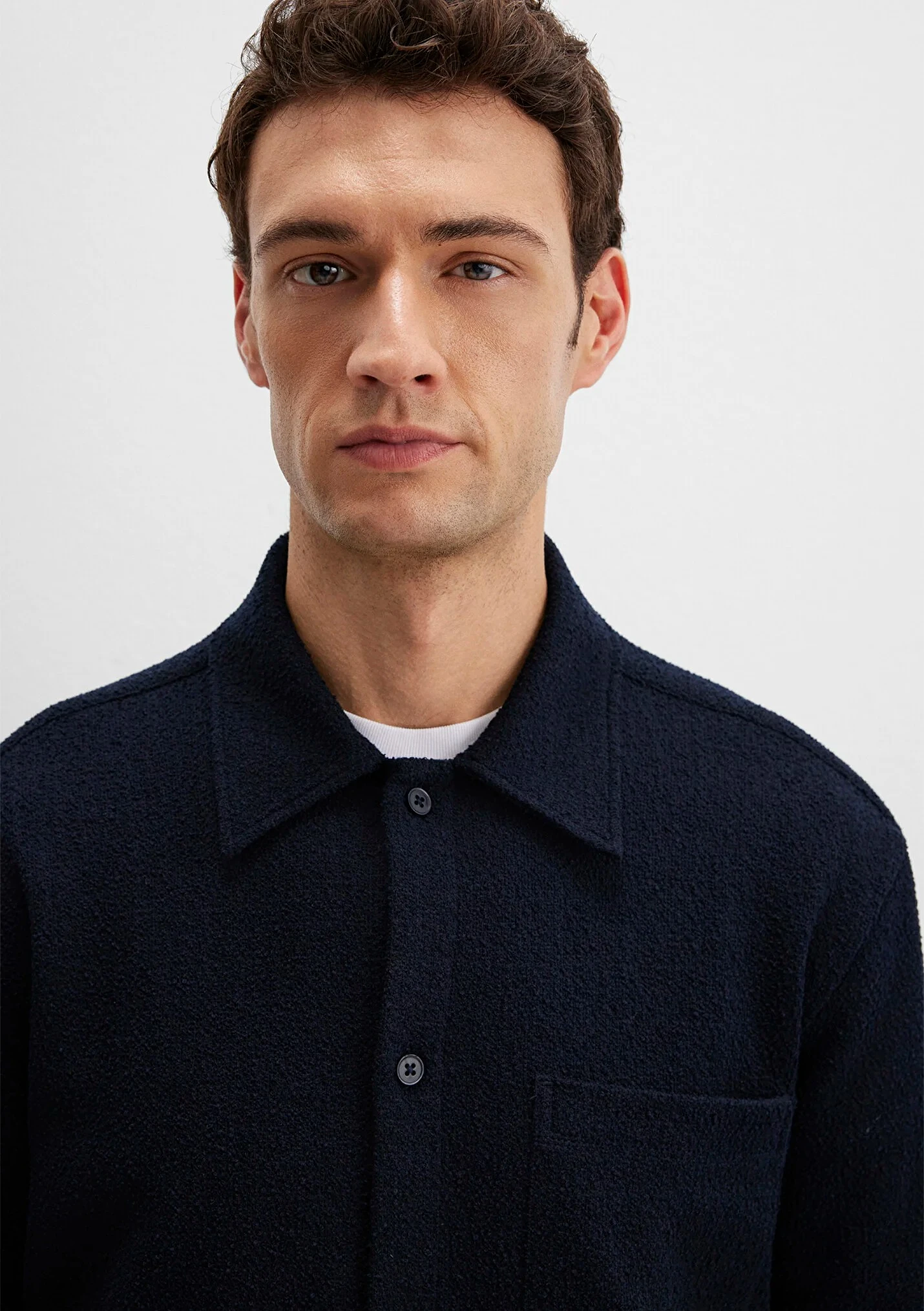 Mavi Black Lacivert Erkek Cepli Gömlek