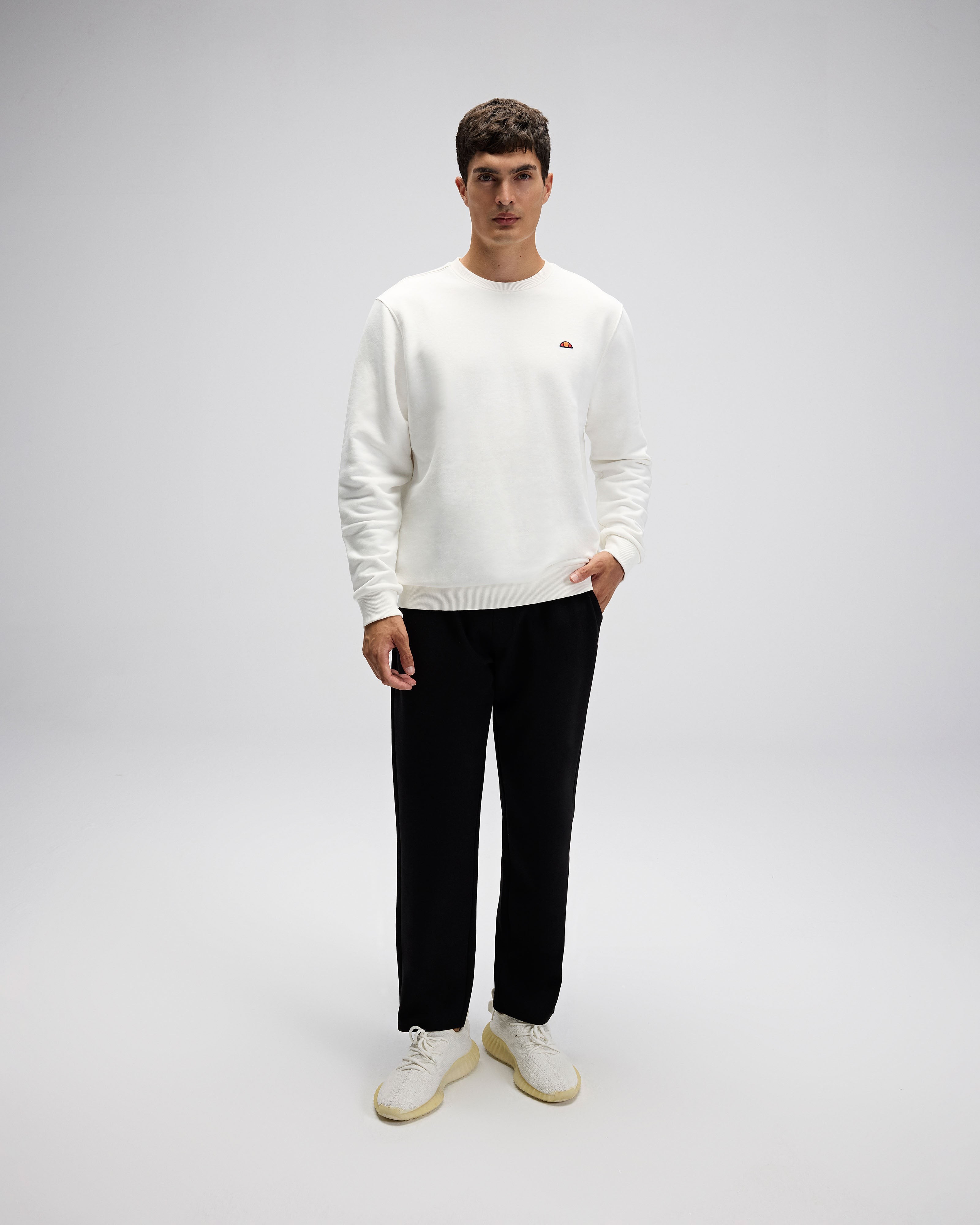 Beyaz Erkek Sweatshirt EM579-OF