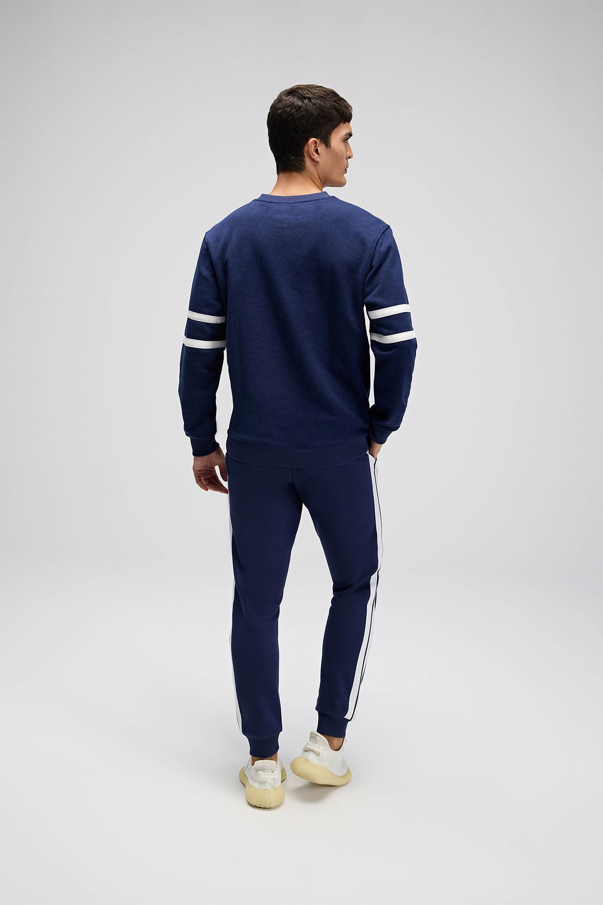 Erkek Lacivert Sweatshirt EM618-NV