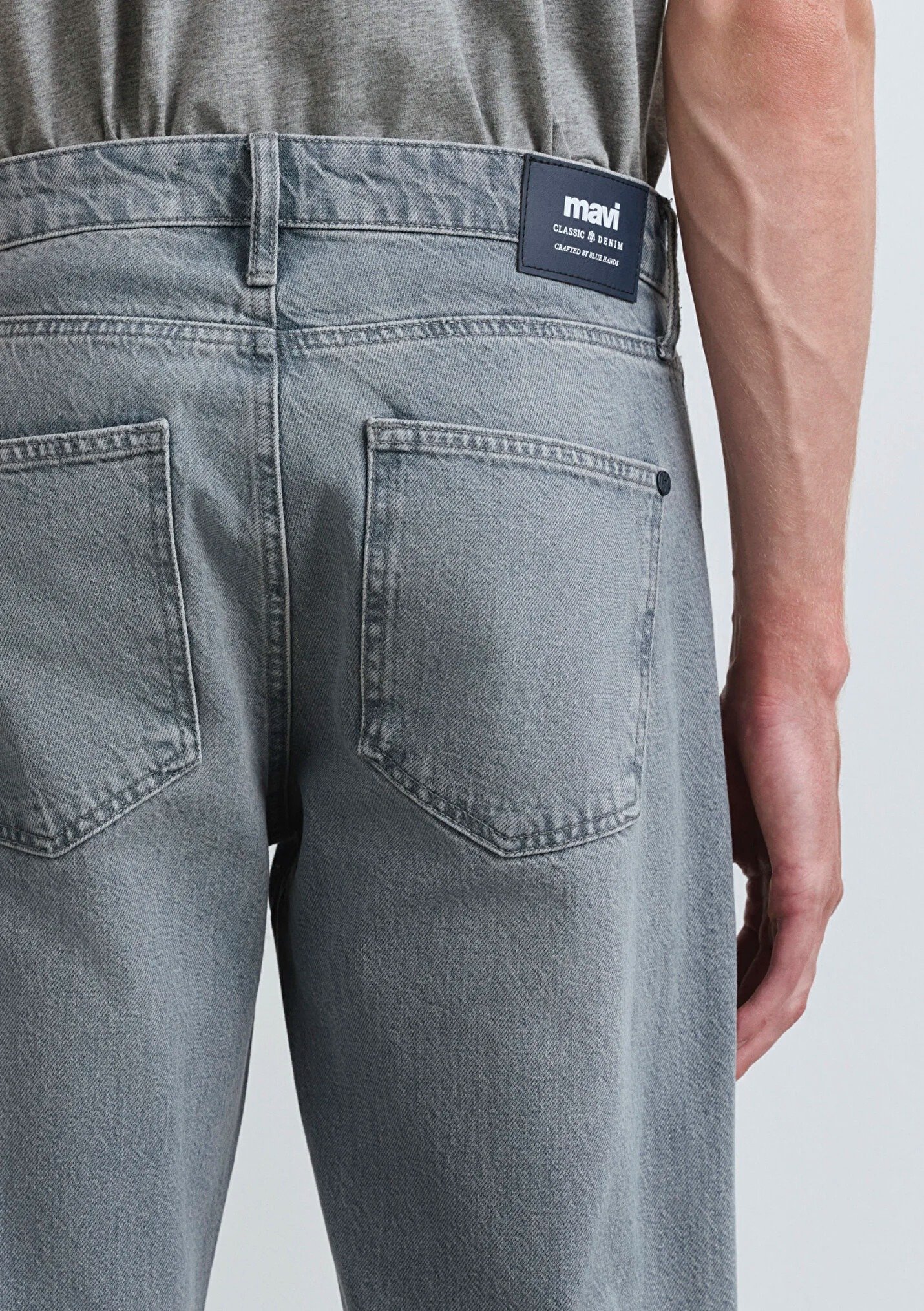 LONDON Classic Denim Buz Gri Erkek Jean Pantolon 0010172-89658