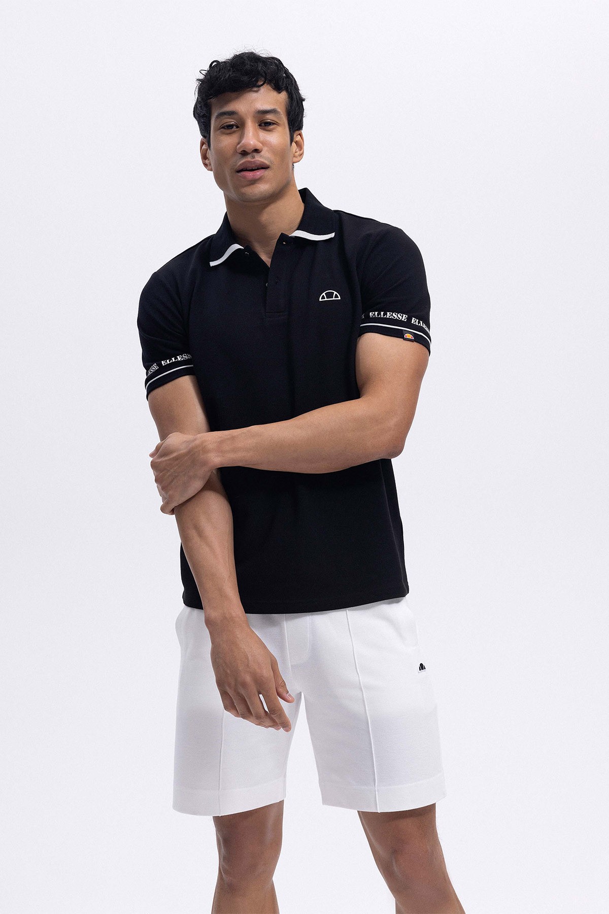 Ellesse Erkek Siyah Polo Yaka Tişört EM375-BK
