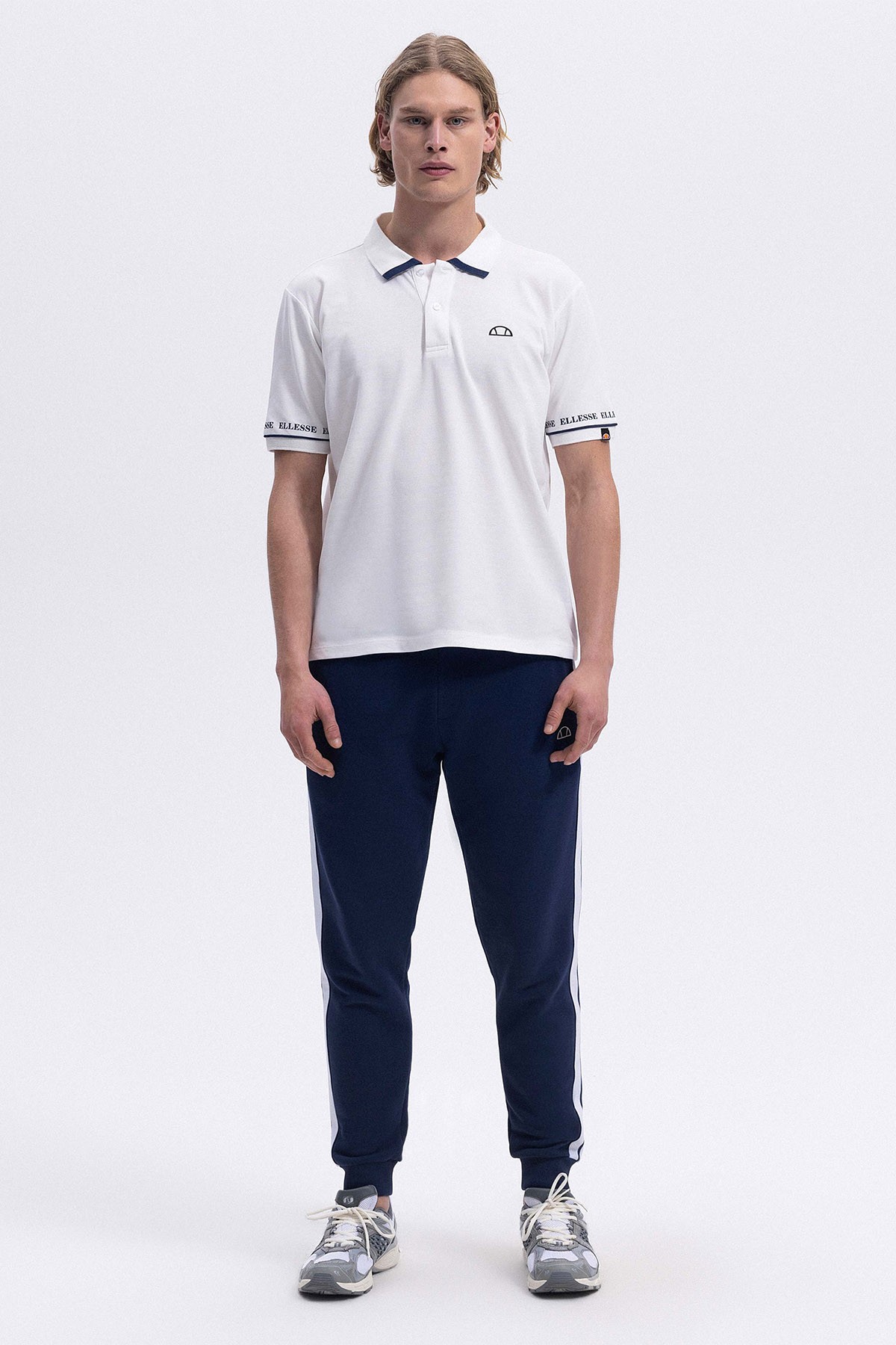 Ellesse Erkek Beyaz Polo Yaka Tişört EM375-OF