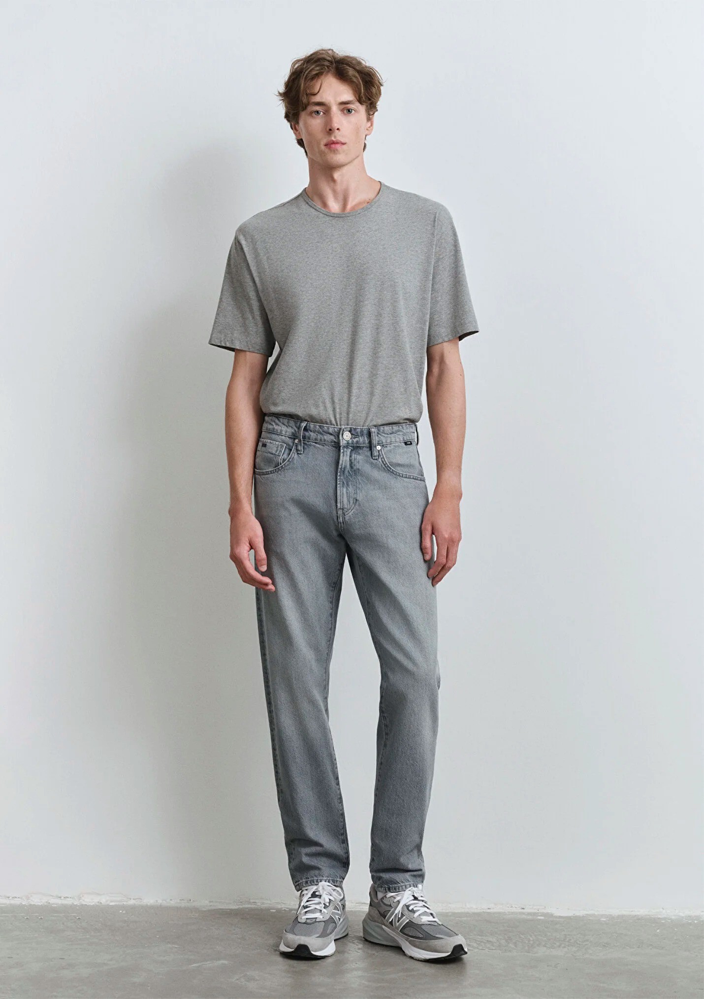 LONDON Classic Denim Buz Gri Erkek Jean Pantolon 0010172-89658