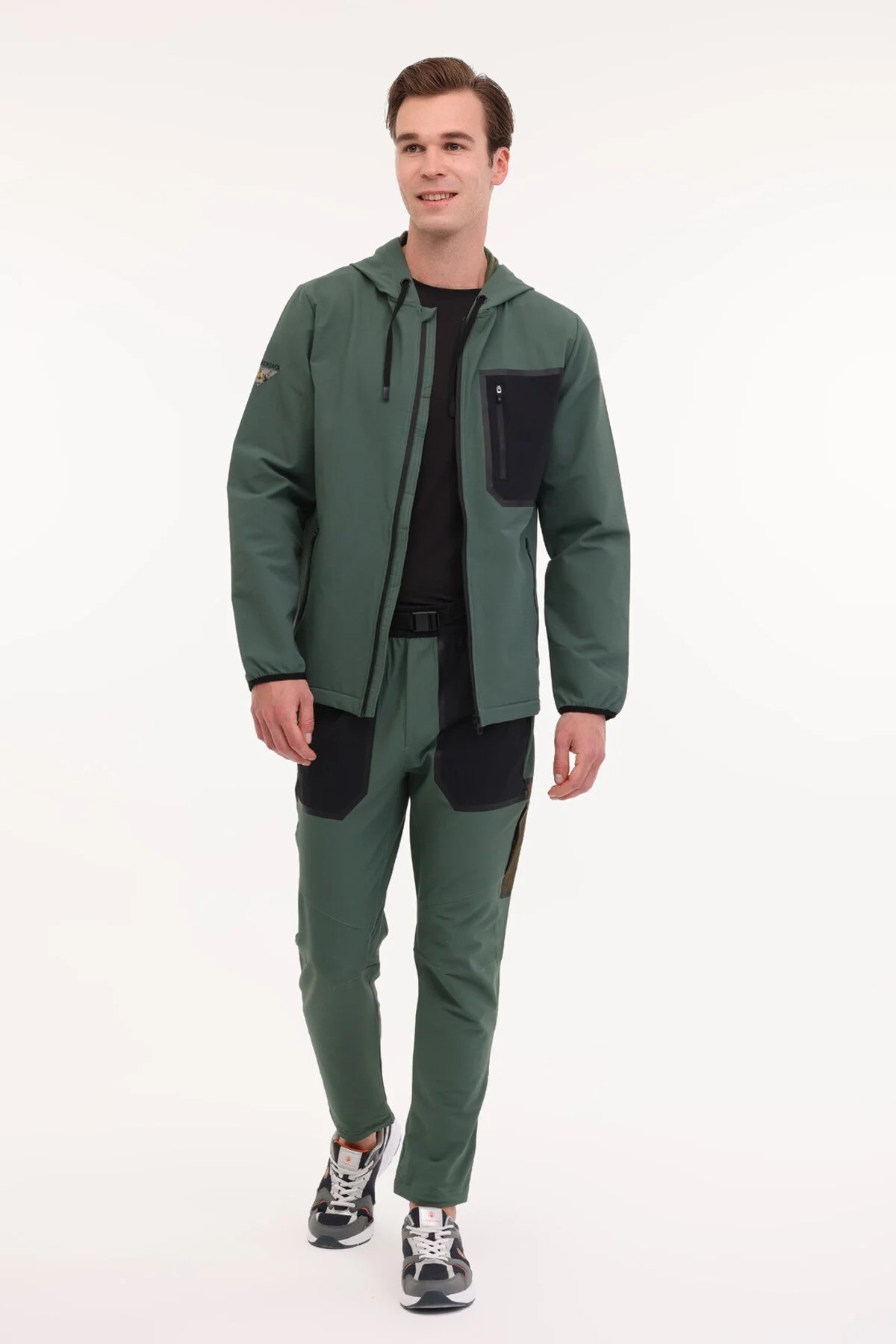 Lumberjack ML ANDRE 18OTD1-32 5FX Yeşil Erkek Eşofman Üstü