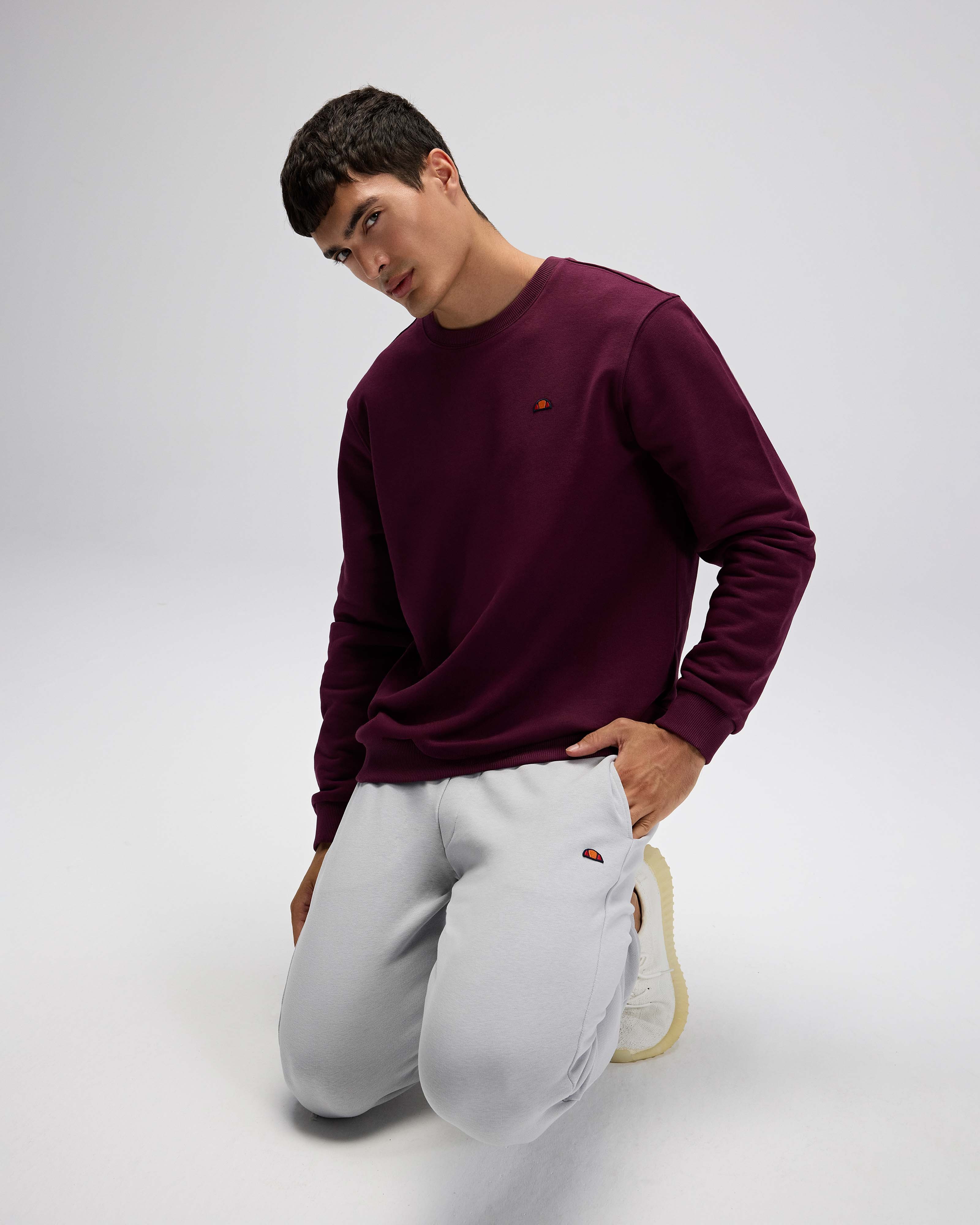 Bordo Erkek Sweatshirt EM579-BRD