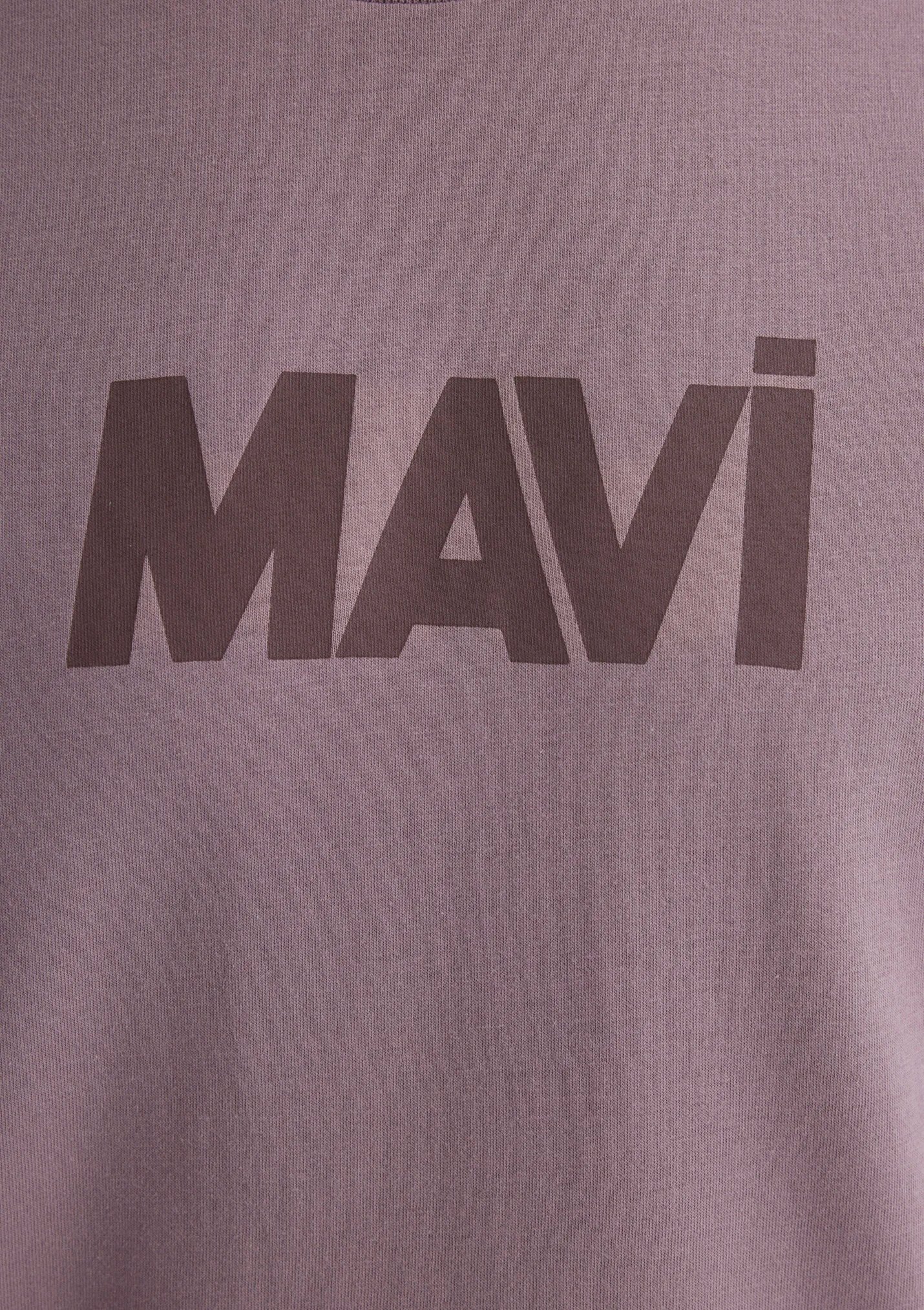 Mavi Logo Baskılı Pembe Tişört 066846-89596