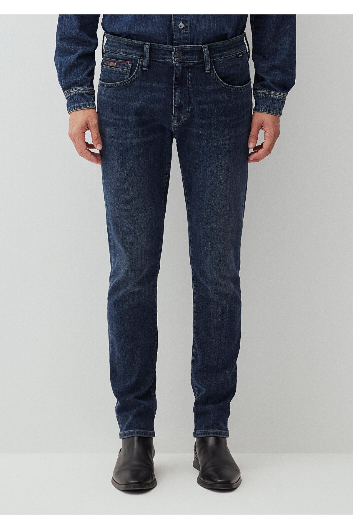 Mavi JAKE Faded Indigo Mavi Black Erkek Jean Pantolon 0042287860