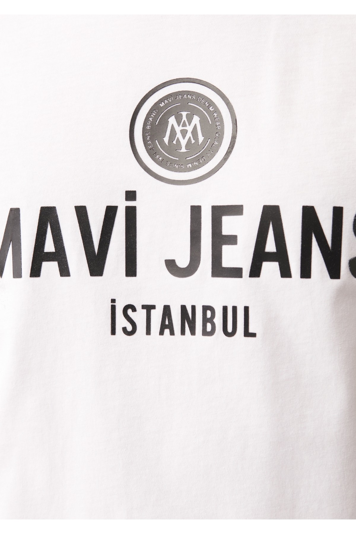 Mavi Mavi Jeans Baskılı Tişört Beyaz