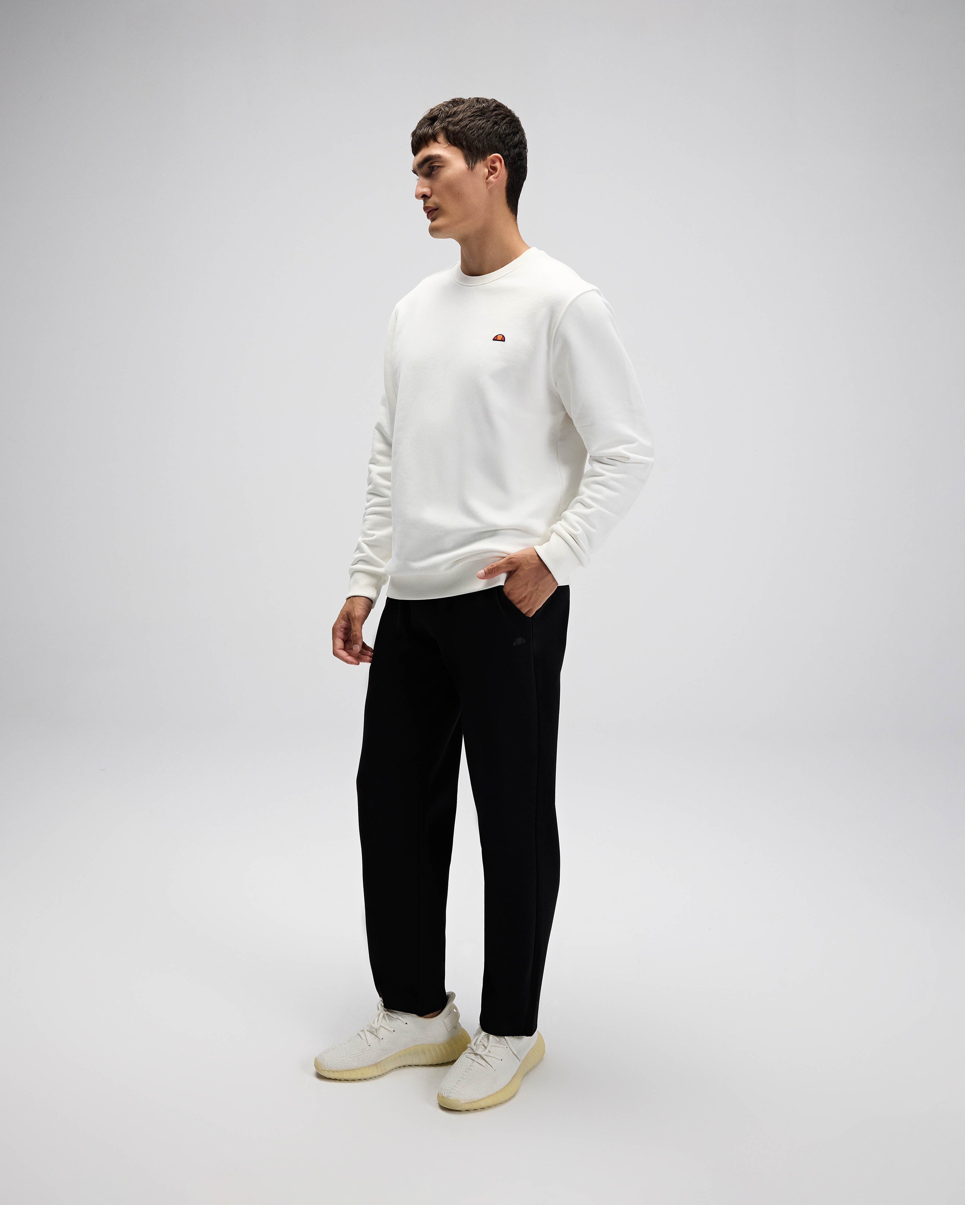 Beyaz Erkek Sweatshirt EM579-OF
