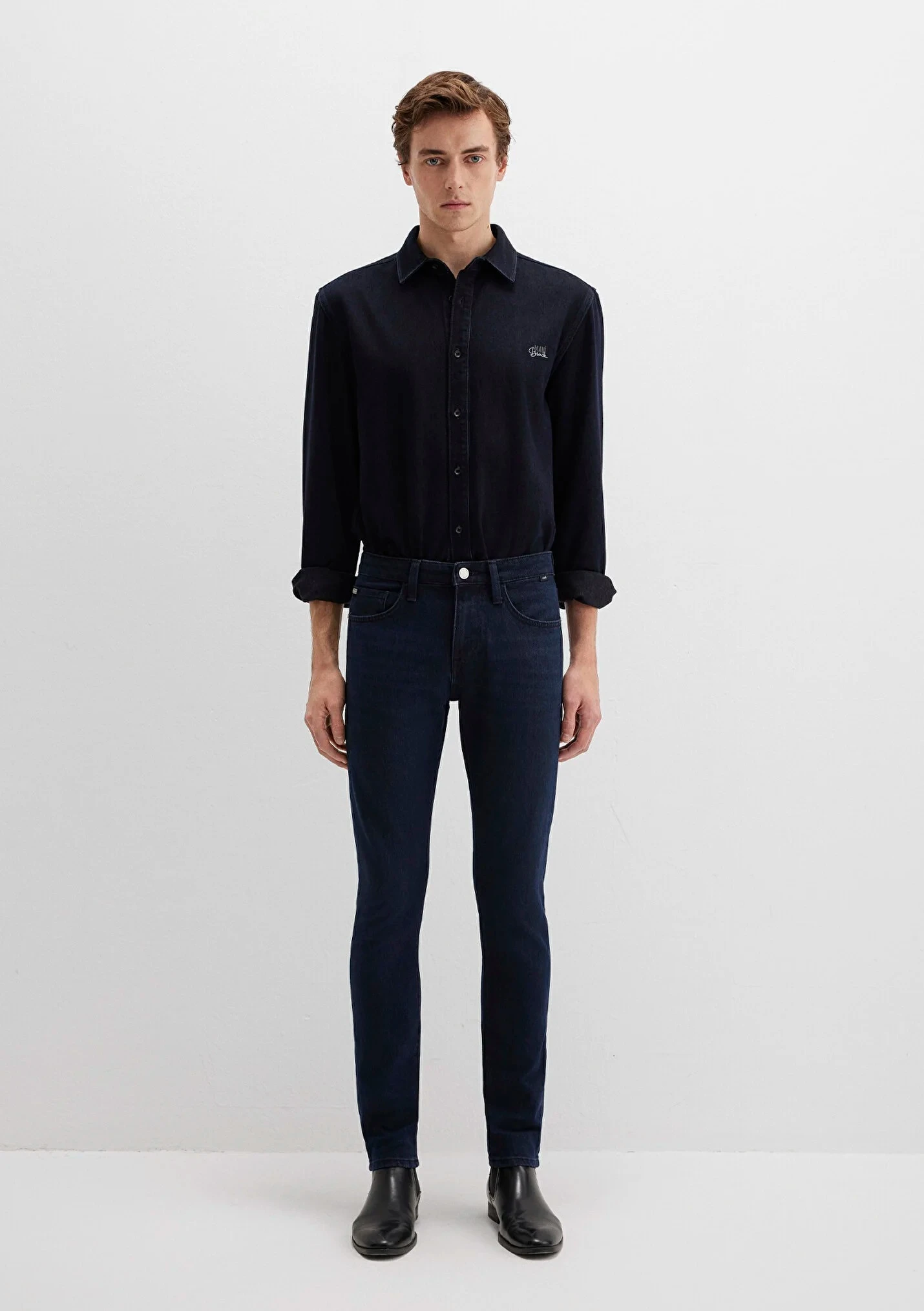 KVNÇ Dark Midnight Mavi Black Erkek Jean Pantolon