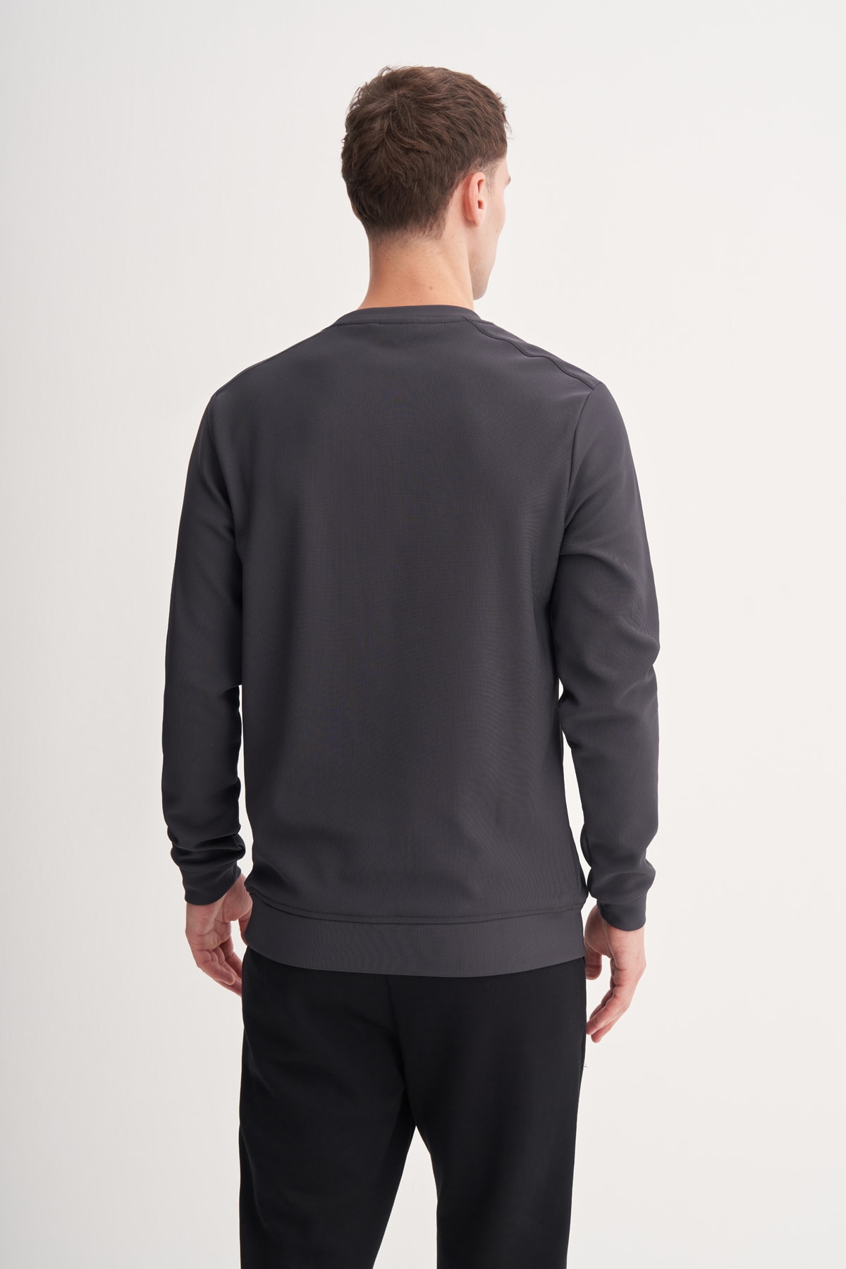 Cazador Baskılı Süprem Kumaş Erkek Antrasit Sweatshirt CAZ 53300