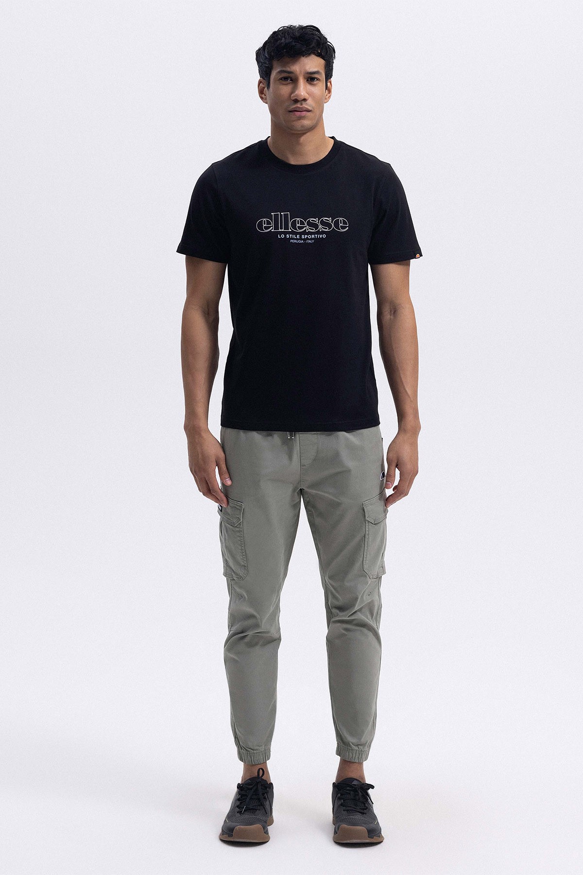 Ellesse Erkek Siyah Tişört EM451-BK