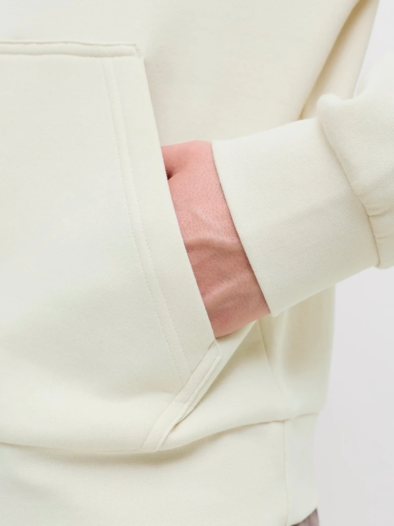 HAYATO Erkek Bej Hoodie