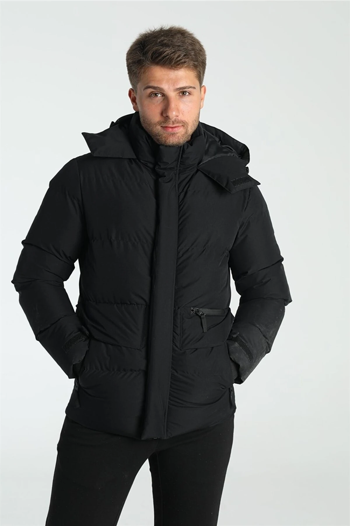 Pique HANEKE ERKEK SİYAH MONT