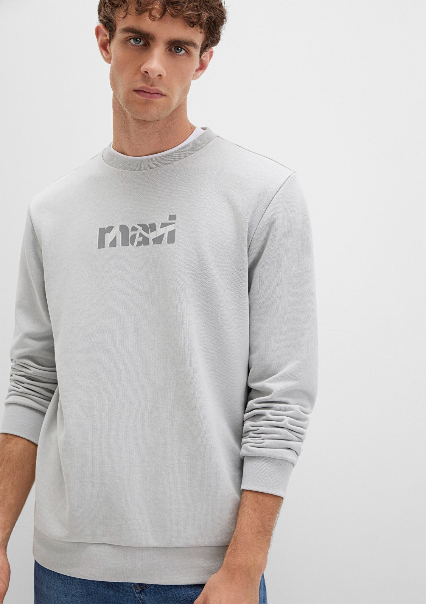 Erkek Gri Sweatshirt 0S10402-70075