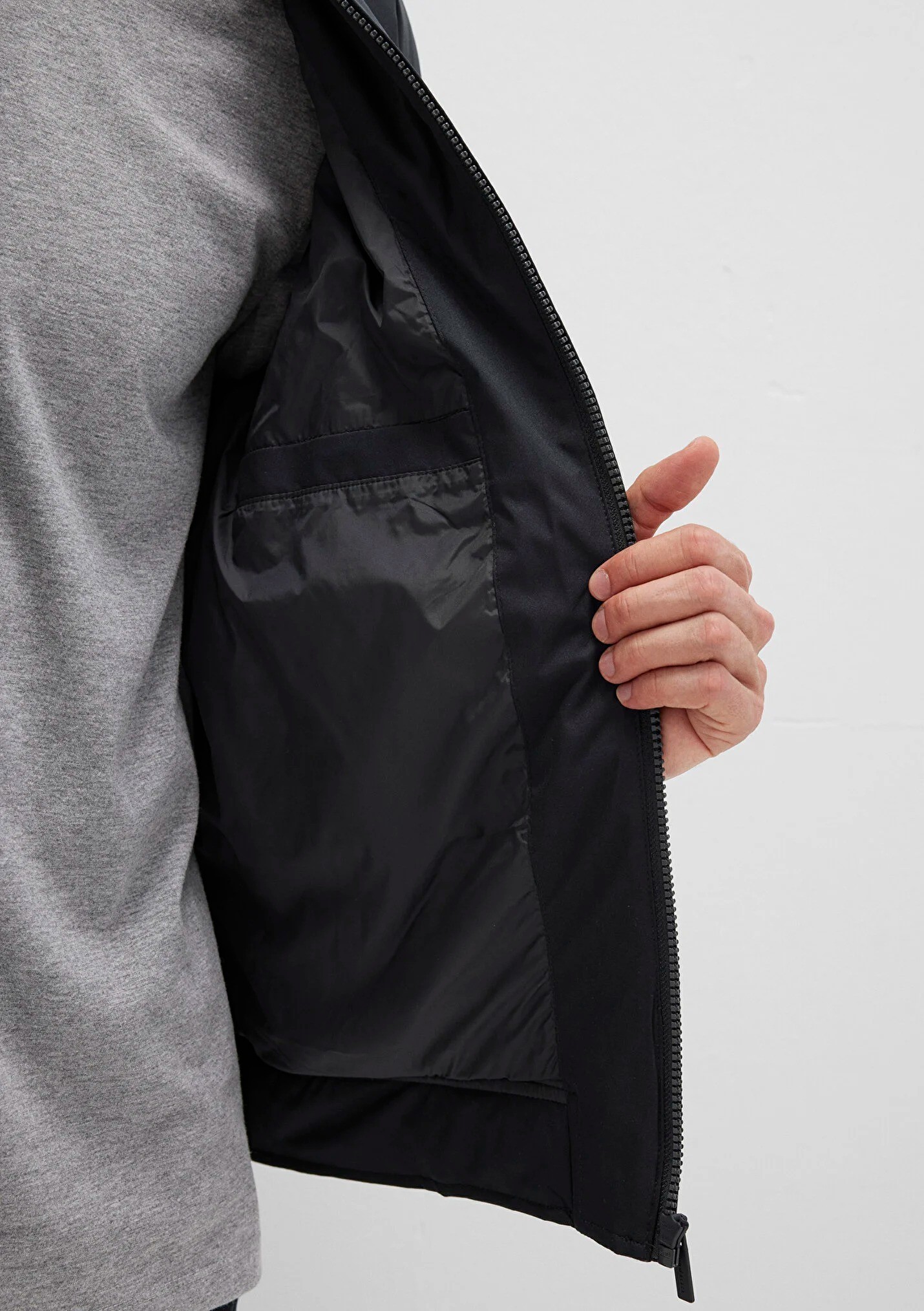 Siyah Erkek Bomber Ceket 0110616-71379