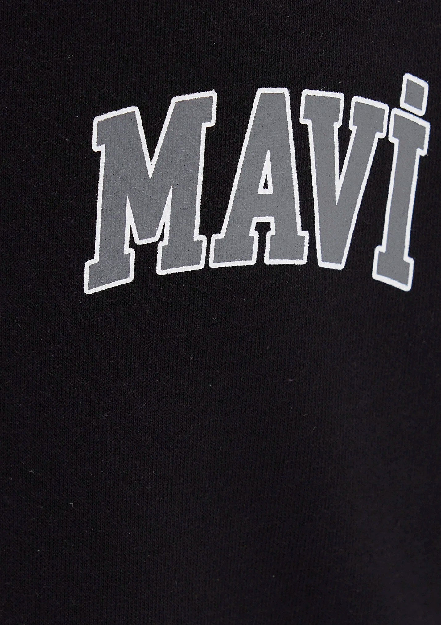 Mavi Logo Baskılı Siyah Erkek Eşofman Altı 0010207-900
