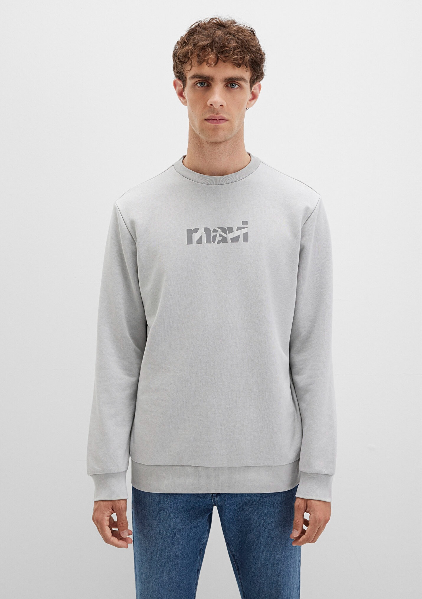 Erkek Gri Sweatshirt 0S10402-70075
