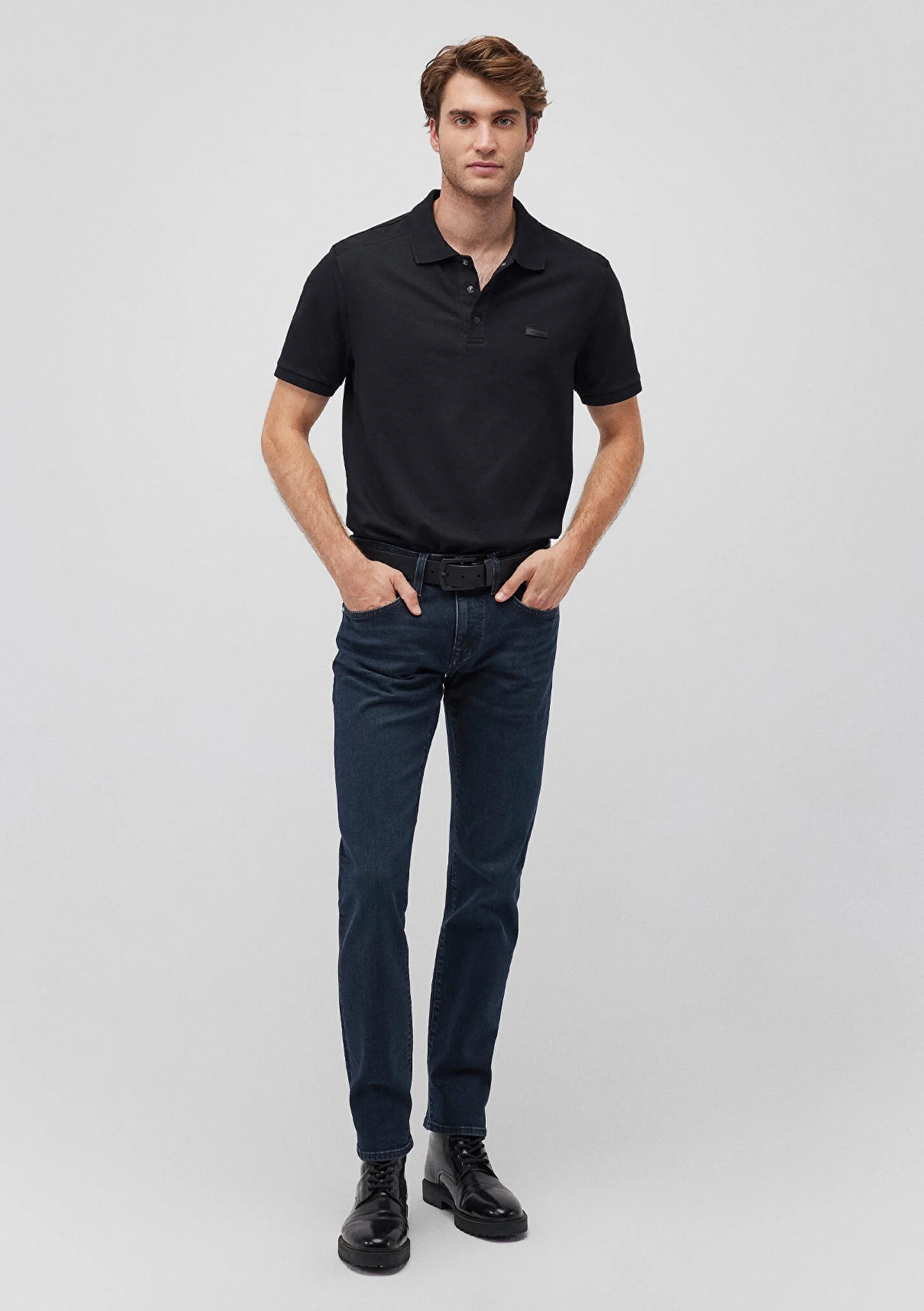JAKE Lux Black Koyu Mavi Erkek Jean Pantolon