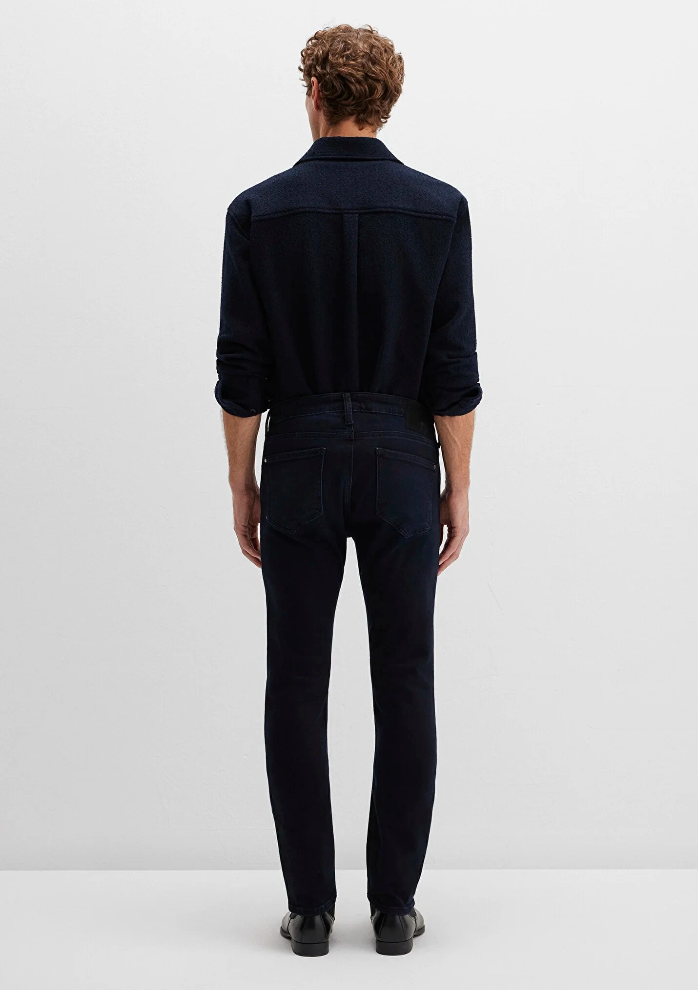 JAKE Deep Midnight Lux Black Erkek Jean Pantolon