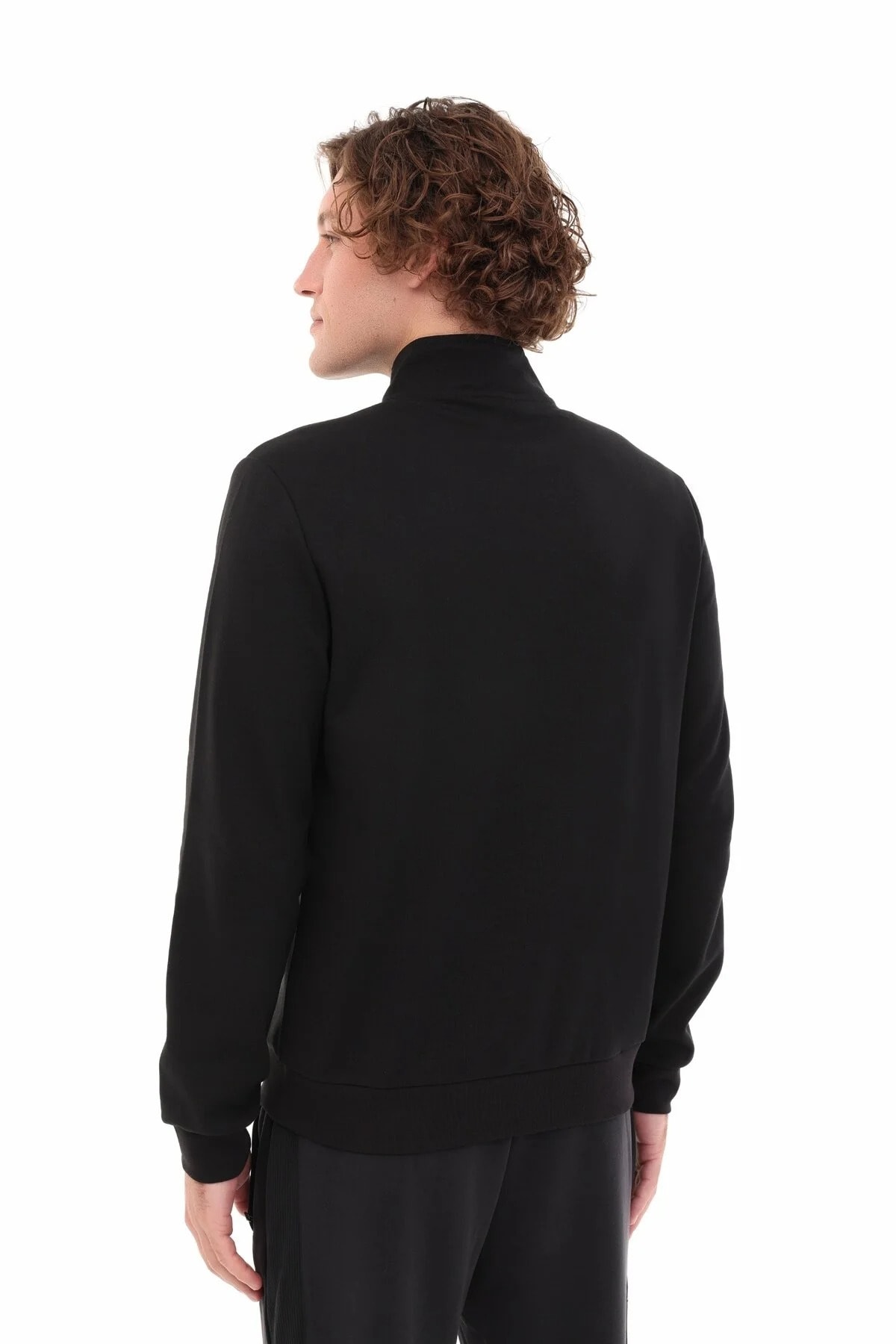 MB BS47 HZIP SW 5PR Siyah Erkek Sweatshirt