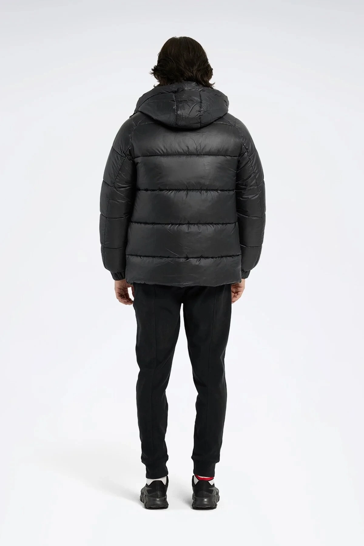 WHANG COAT Siyah Erkek Uzun Kaban