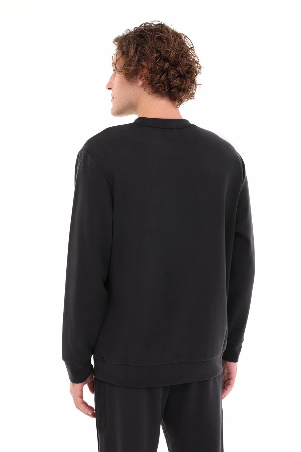ML UROS 16ITL817 5PR Siyah Erkek Sweatshirt