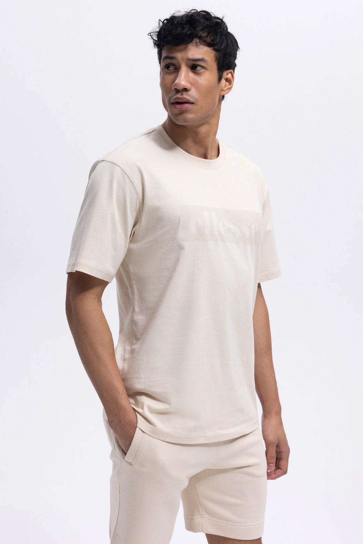 Ellesse Ekru Erkek Tişört EM589-ECR