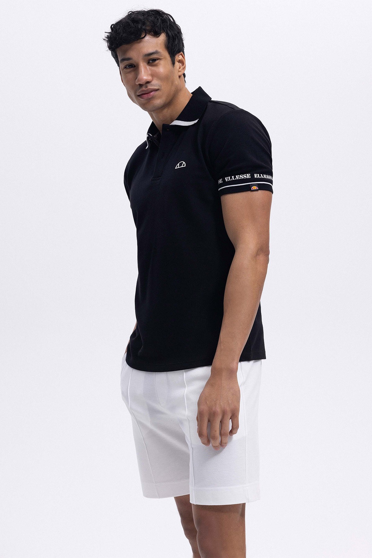 Ellesse Erkek Siyah Polo Yaka Tişört EM375-BK