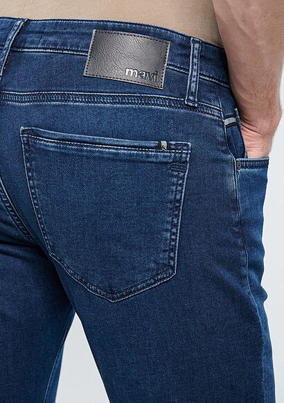 Mavi MARCUS Dark Brushed Sporty Erkek Jean Pantolon 0035182162