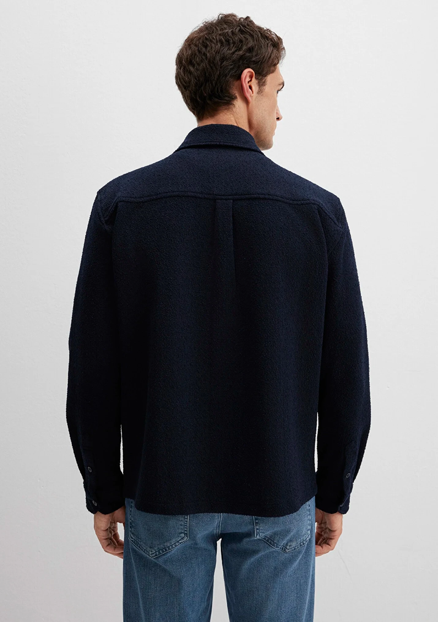 Mavi Black Lacivert Erkek Cepli Gömlek