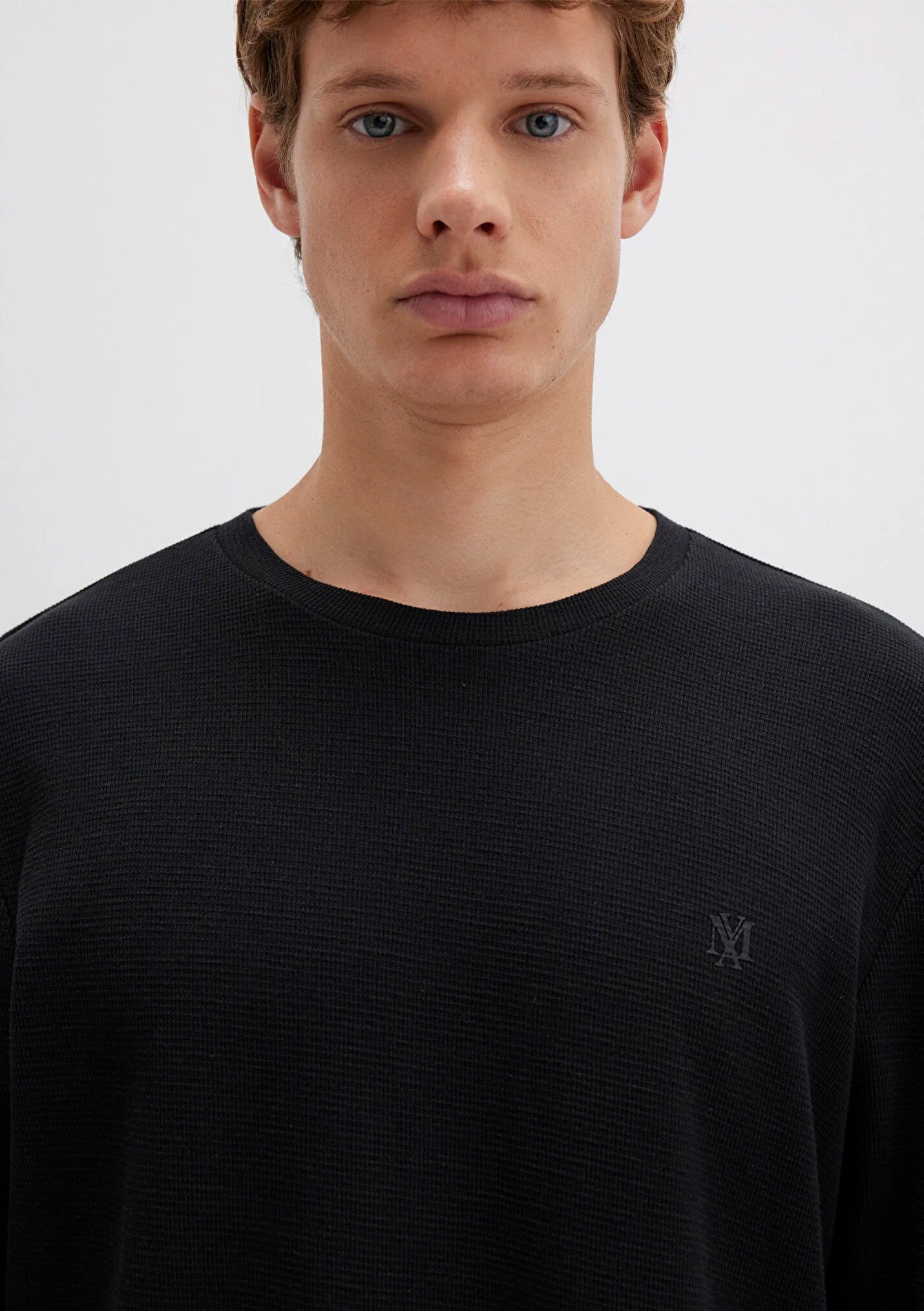 Uzun Kol Erkek Siyah Basic Sweatshirt 065755-900
