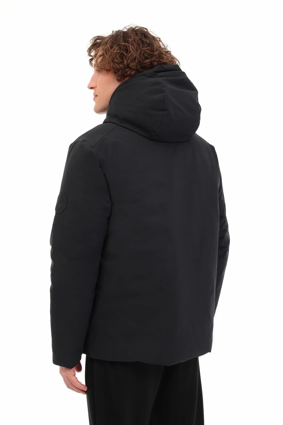 ML LUCAS COAT 1N55 5PR Çift Taraflı Erkek Siyah Mont