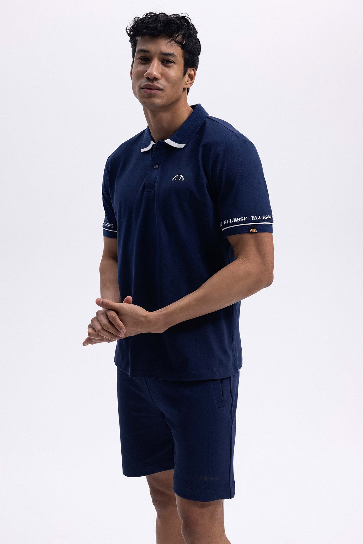 Ellesse Erkek Polo Yaka Lacivert Tişört EM375-NV