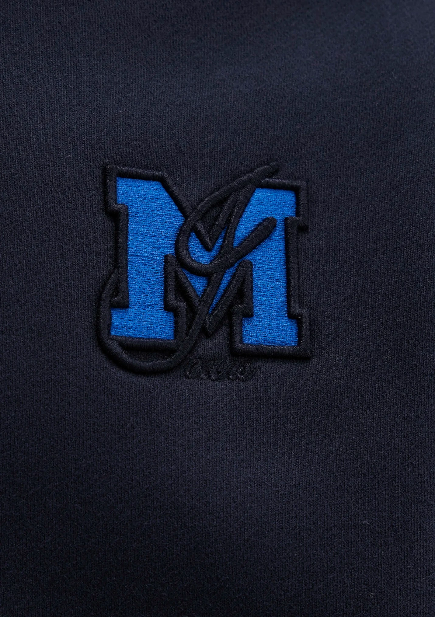 Erkek Lacivert Fermuarlı Sweatshirt