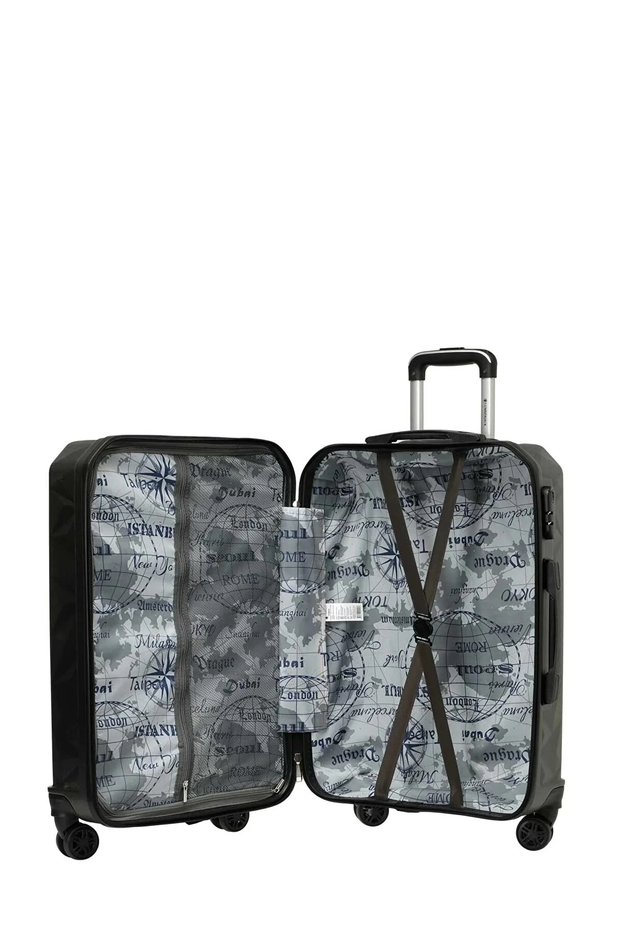 HEXAGON-O ABS 5PR Orta Boy Antrasit Valiz