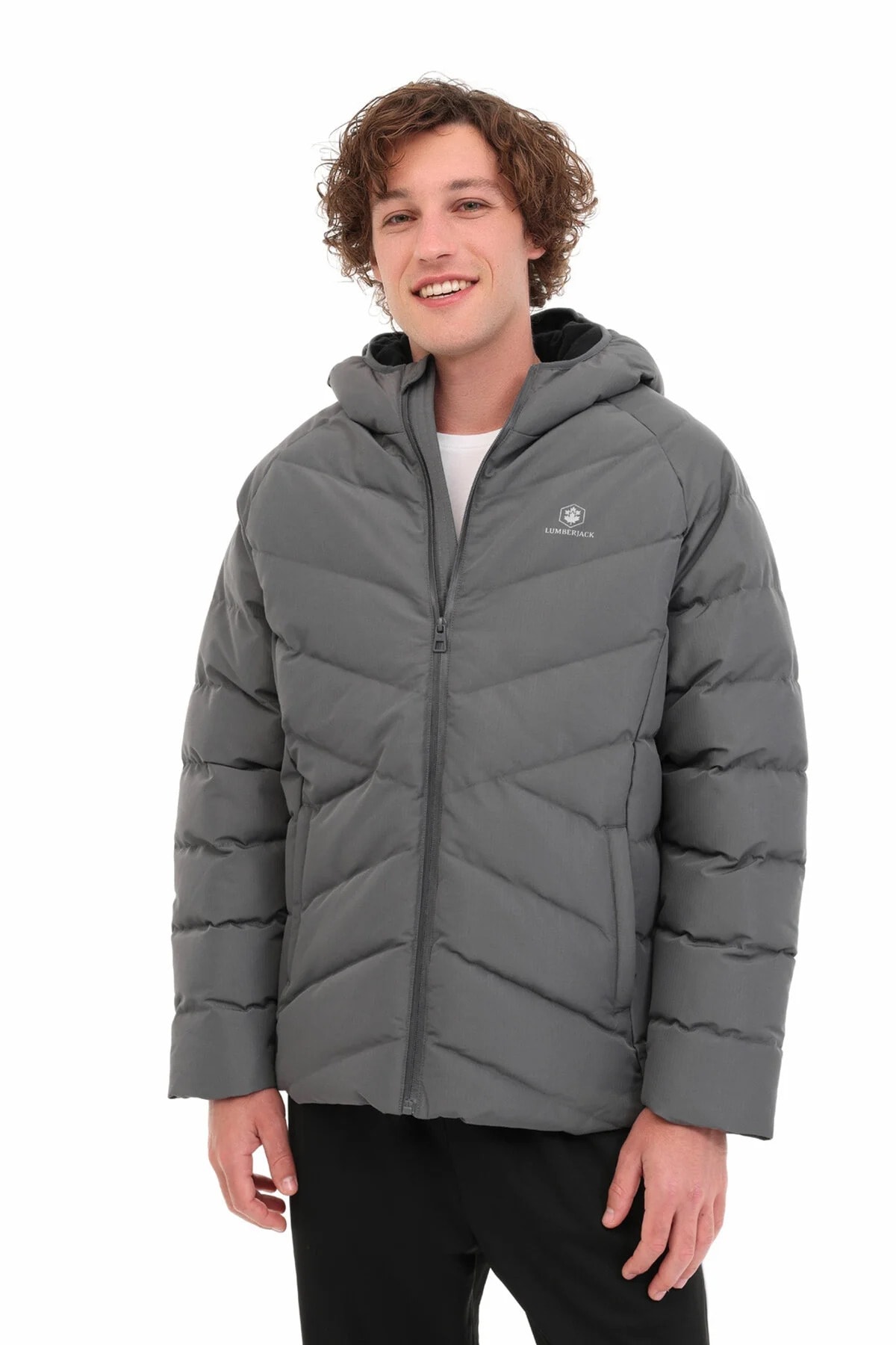 ML ADALBERT COAT 5PR Gri Erkek Kısa Kaban
